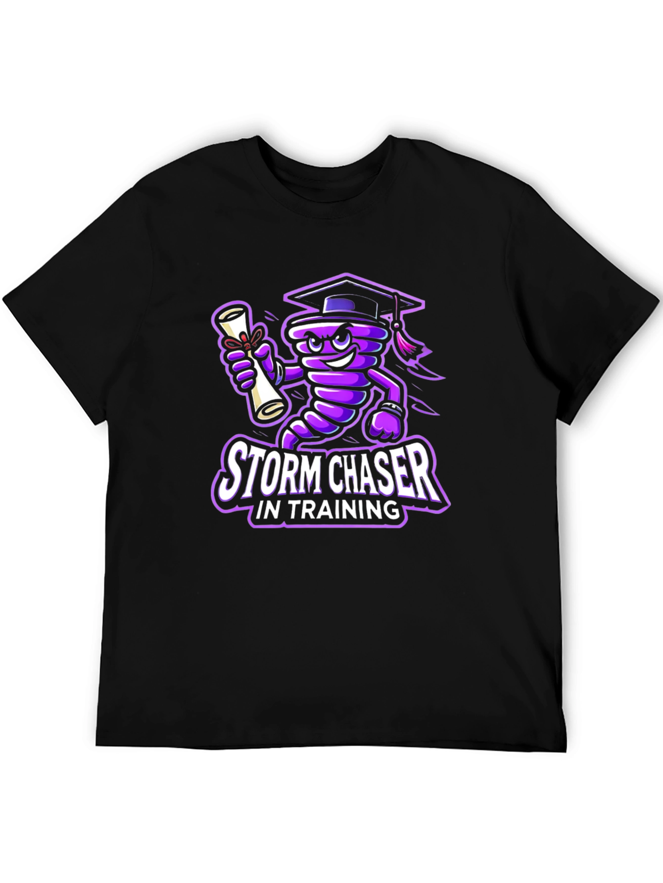 Black Storm Chaser in Training T-Shirt - Black view 5