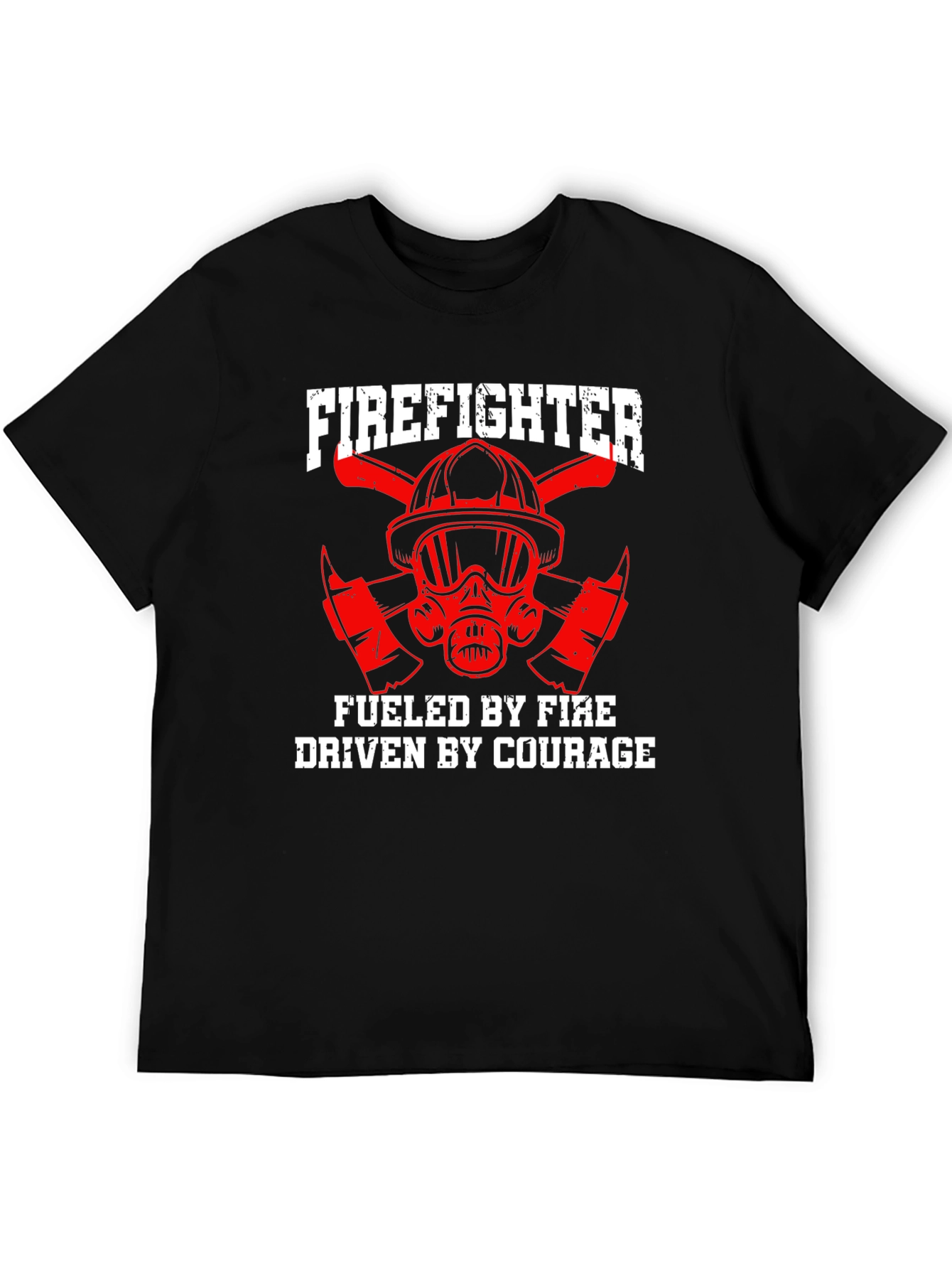 Firefighter Fueled By Fire Driven By Courage T-Shirt - 5
