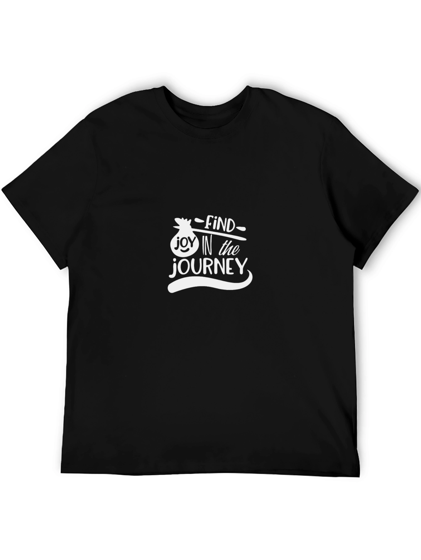 Black Find Joy in the Journey T-Shirt - Black view 5