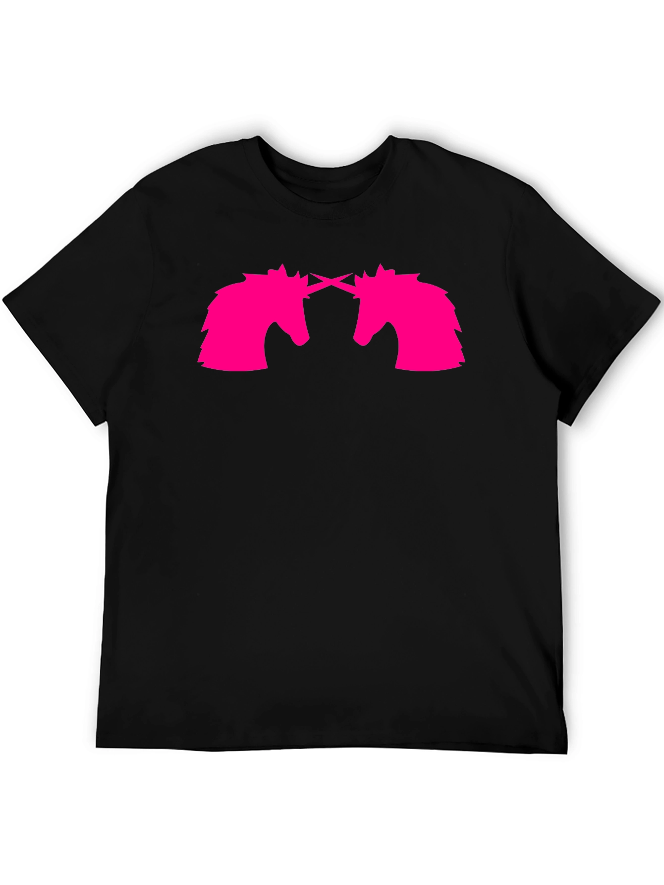 Black Unicorn Love Graphic Tee - Black view 5