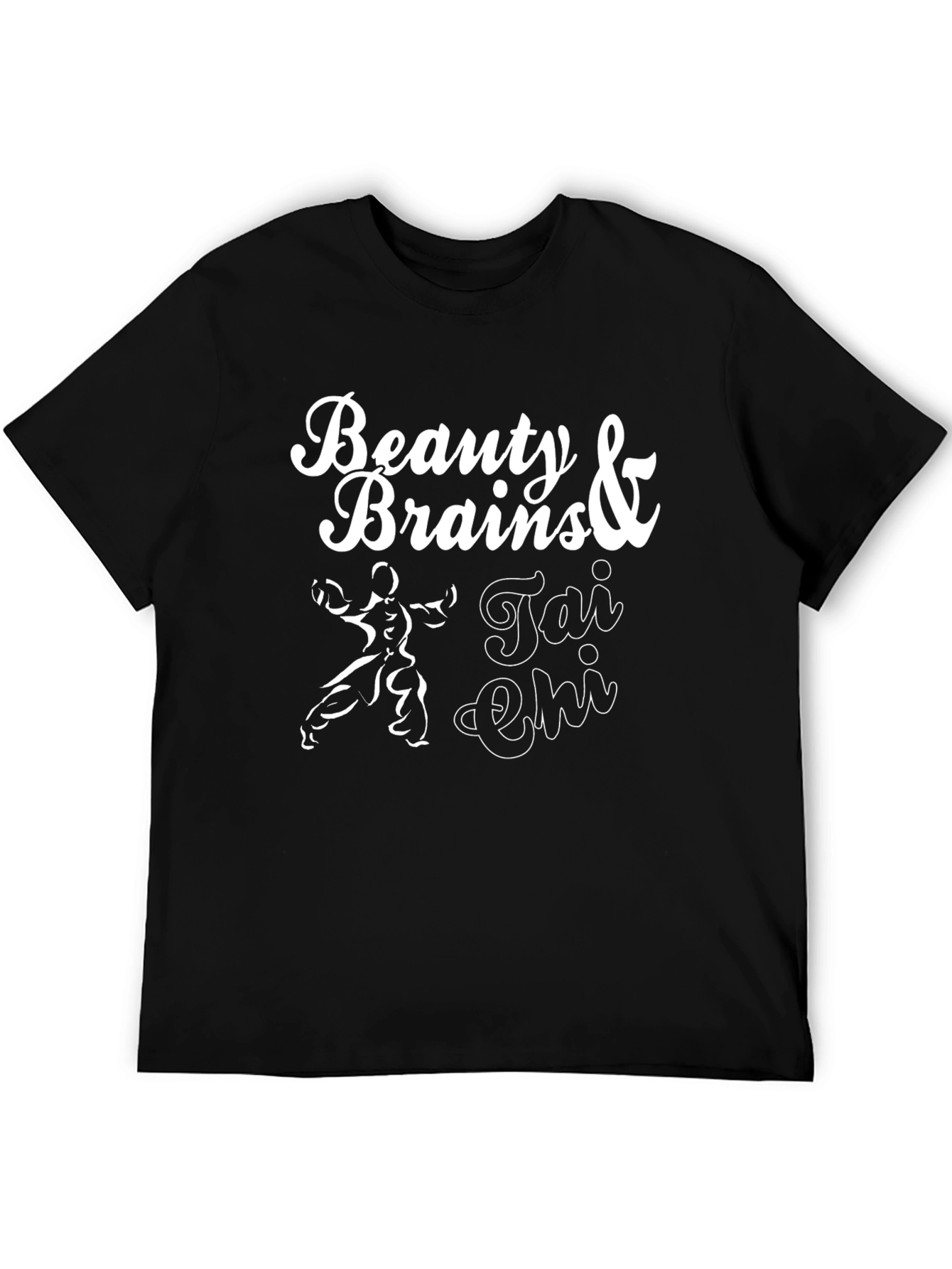 Black Beauty & Brains Tai Chi T-Shirt view 5