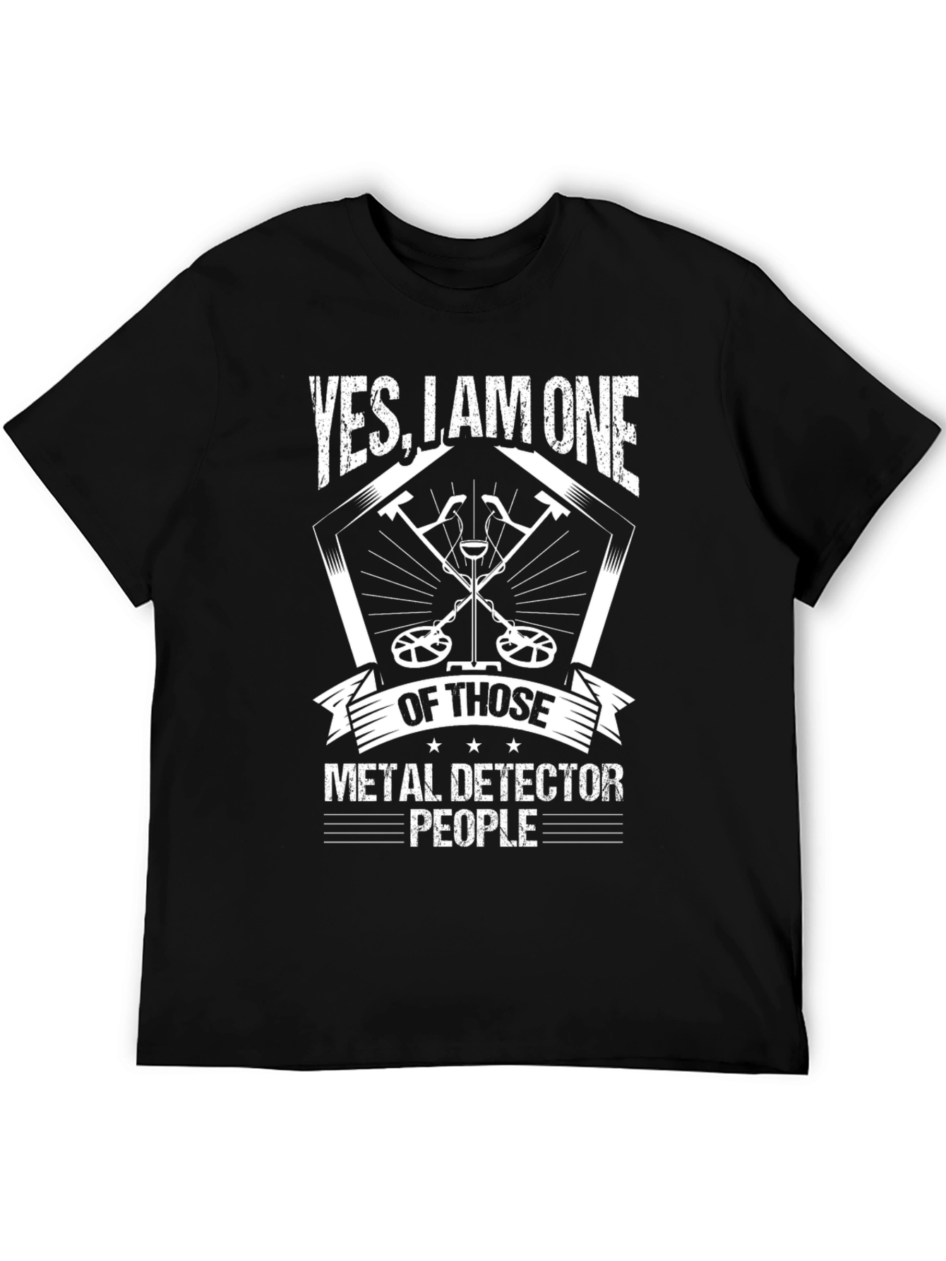 Metal Detector Enthusiast T-Shirt - "Yes, I Am One" - 5