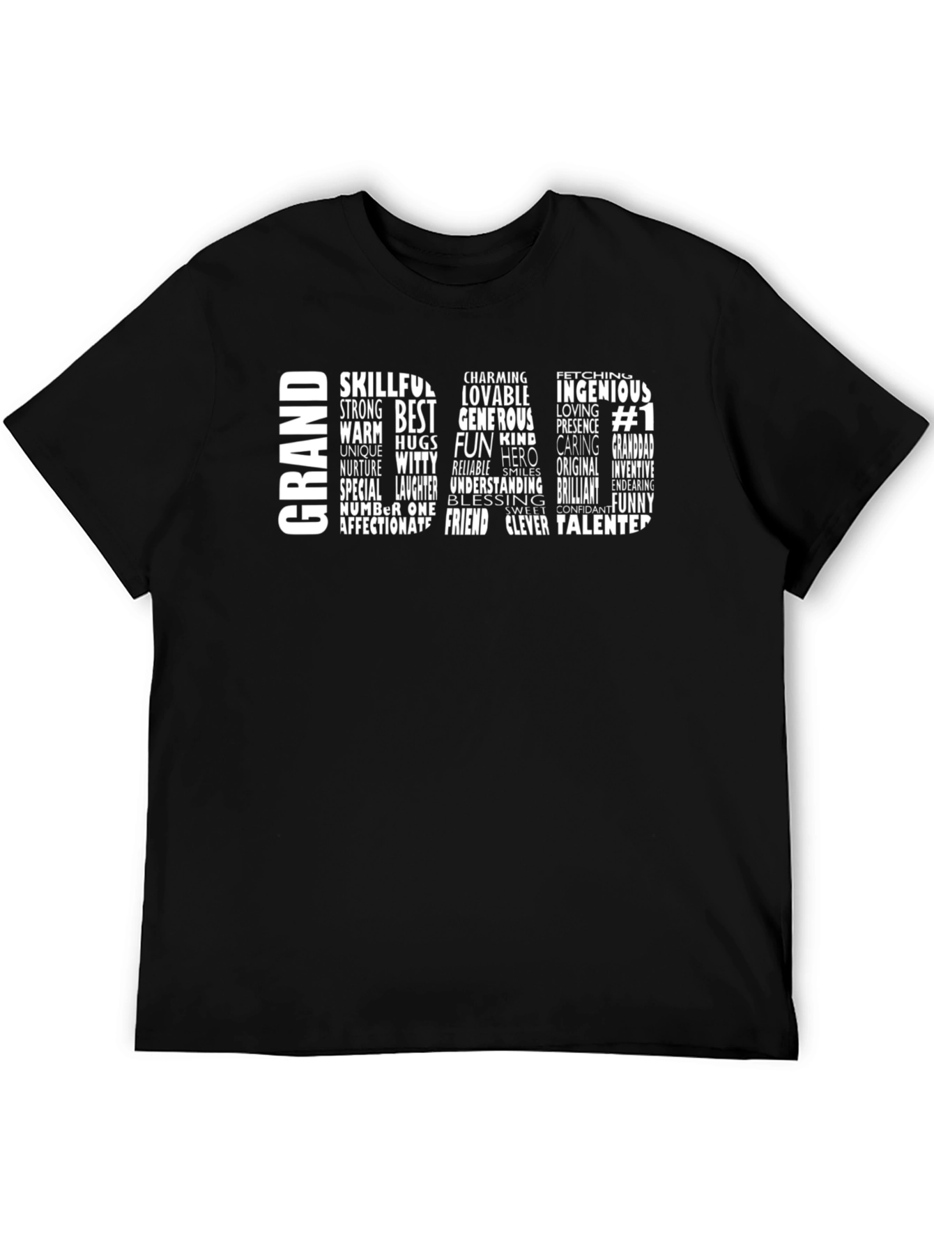 Black Grandad Definition T-Shirt - Skillful, Strong, and Generous view 5
