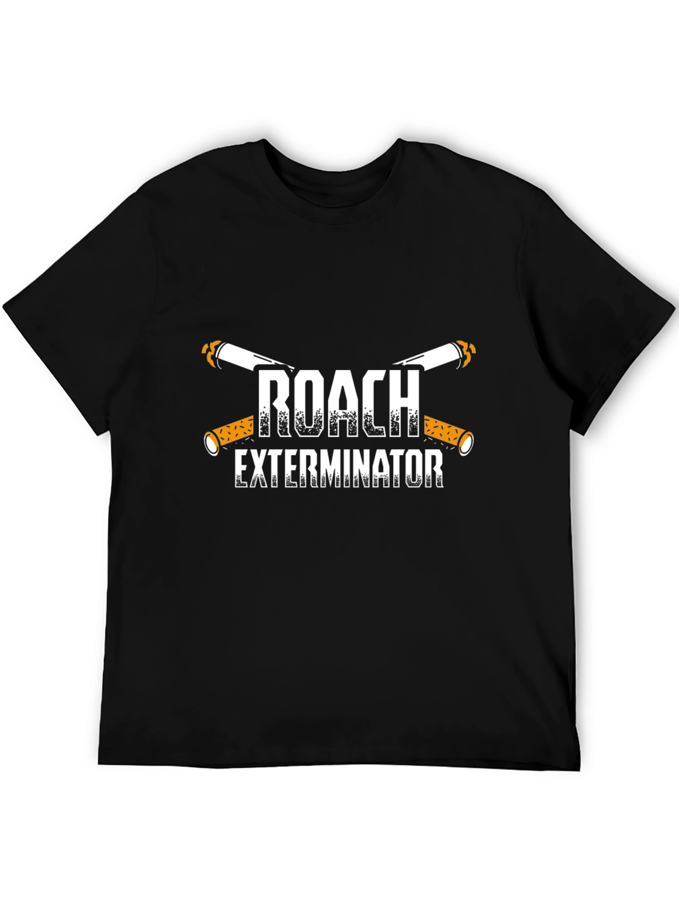 Black Roach Exterminator T-Shirt Funny Pest Control Tee view 5