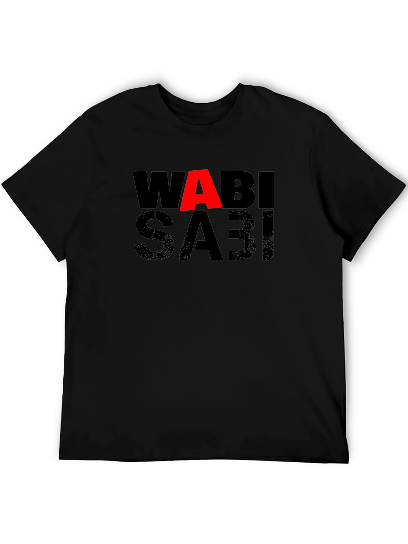 Black Wabi Sabi Graphic T-Shirt view 5