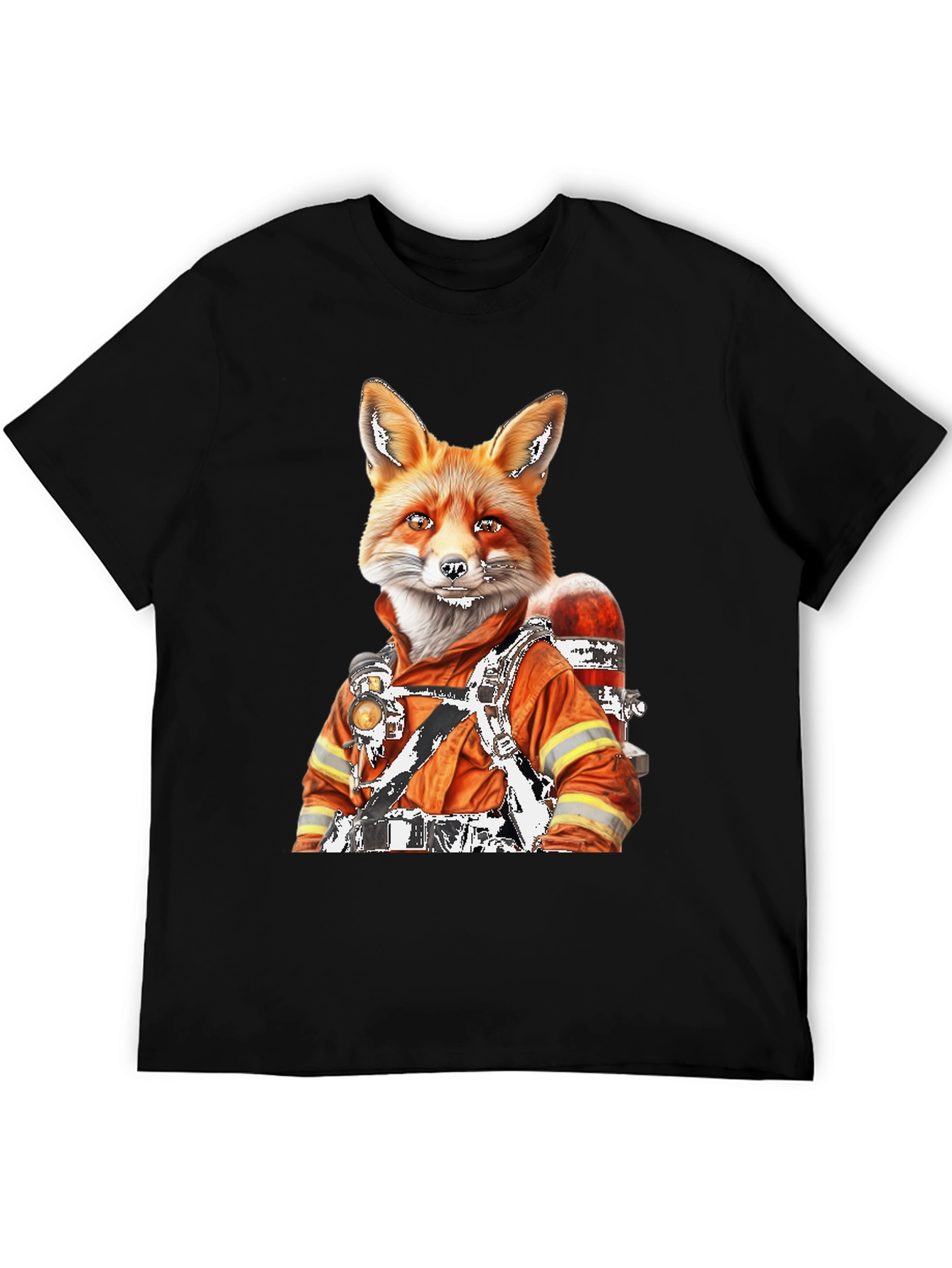Black Fox Firefighter T-Shirt view 5