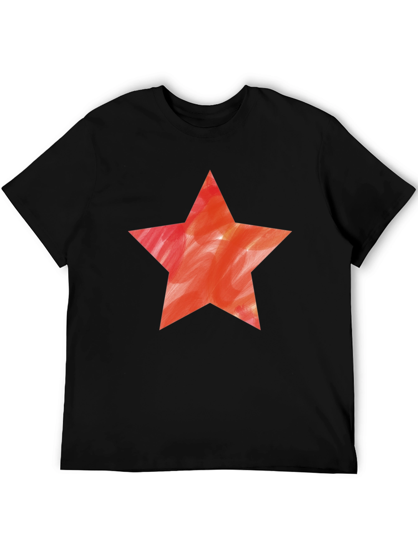 Black Star Graphic Black T-Shirt view 5