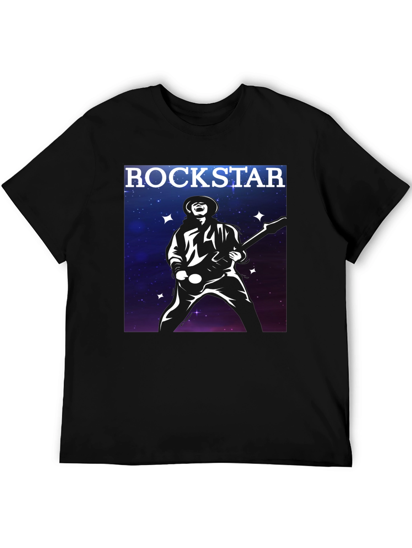 Rockstar Guitarist Black T-Shirt - 5