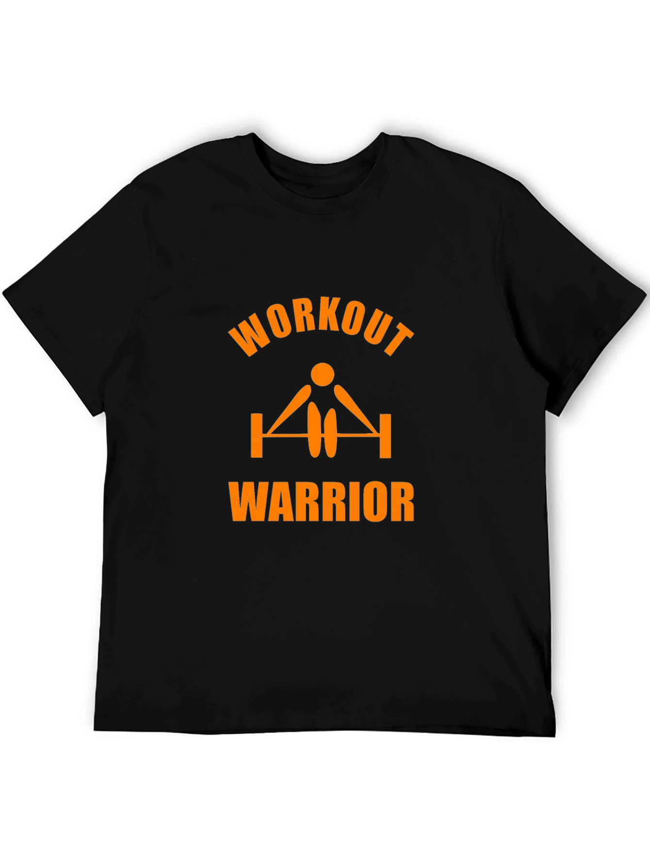 Black Workout Warrior Black T-Shirt view 5