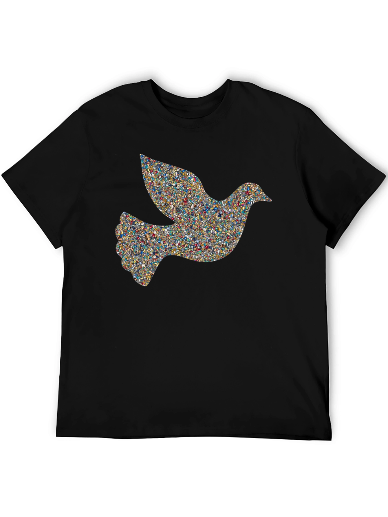 Black Dove Graphic Black T-Shirt view 5