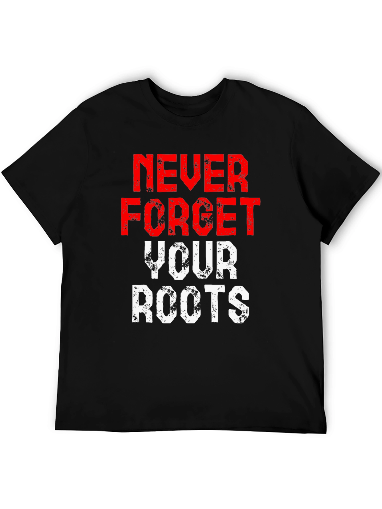 Black Never Forget Your Roots Graphic T-Shirt view 5
