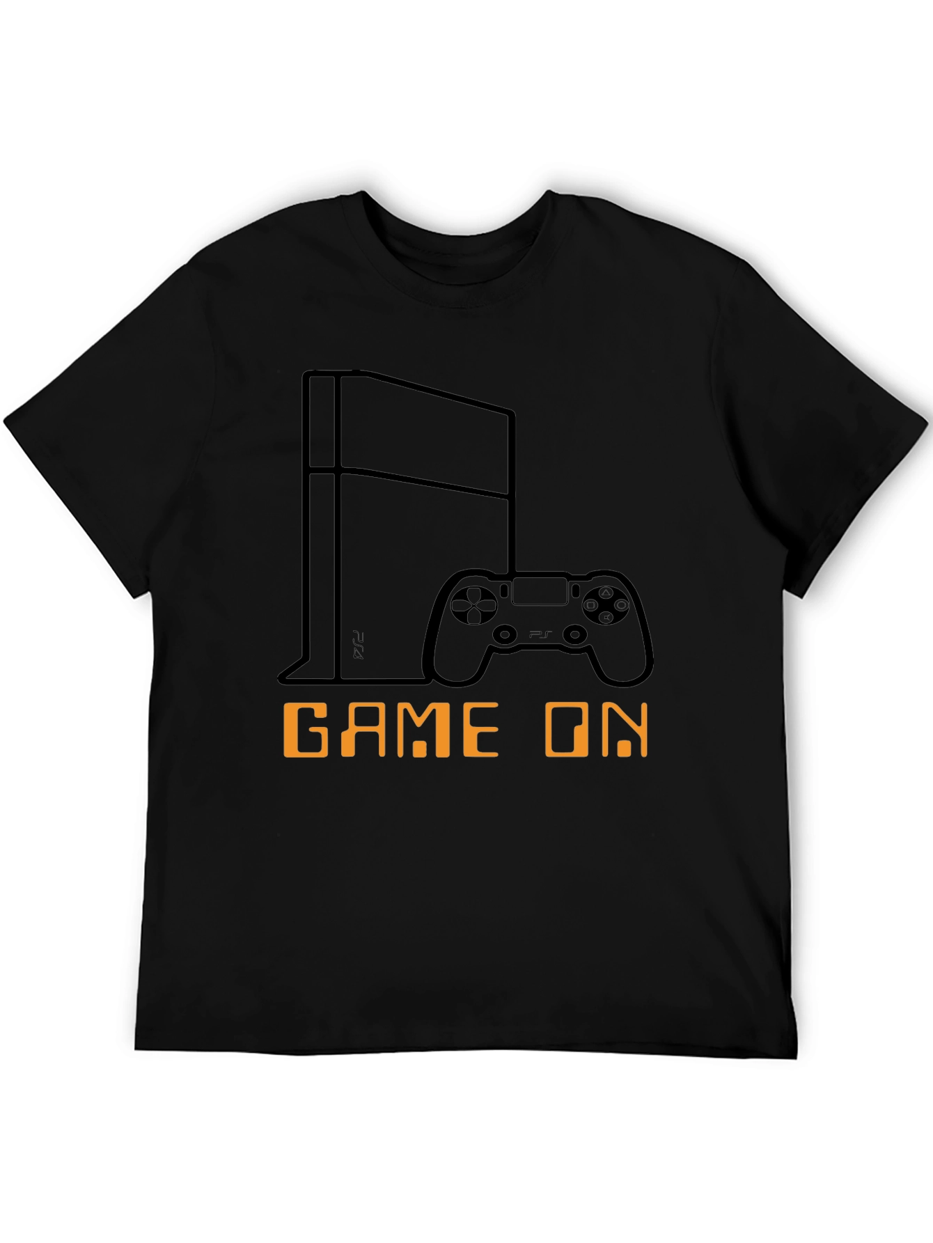 Black Game On Black T-Shirt - Gamer Console Design view 5
