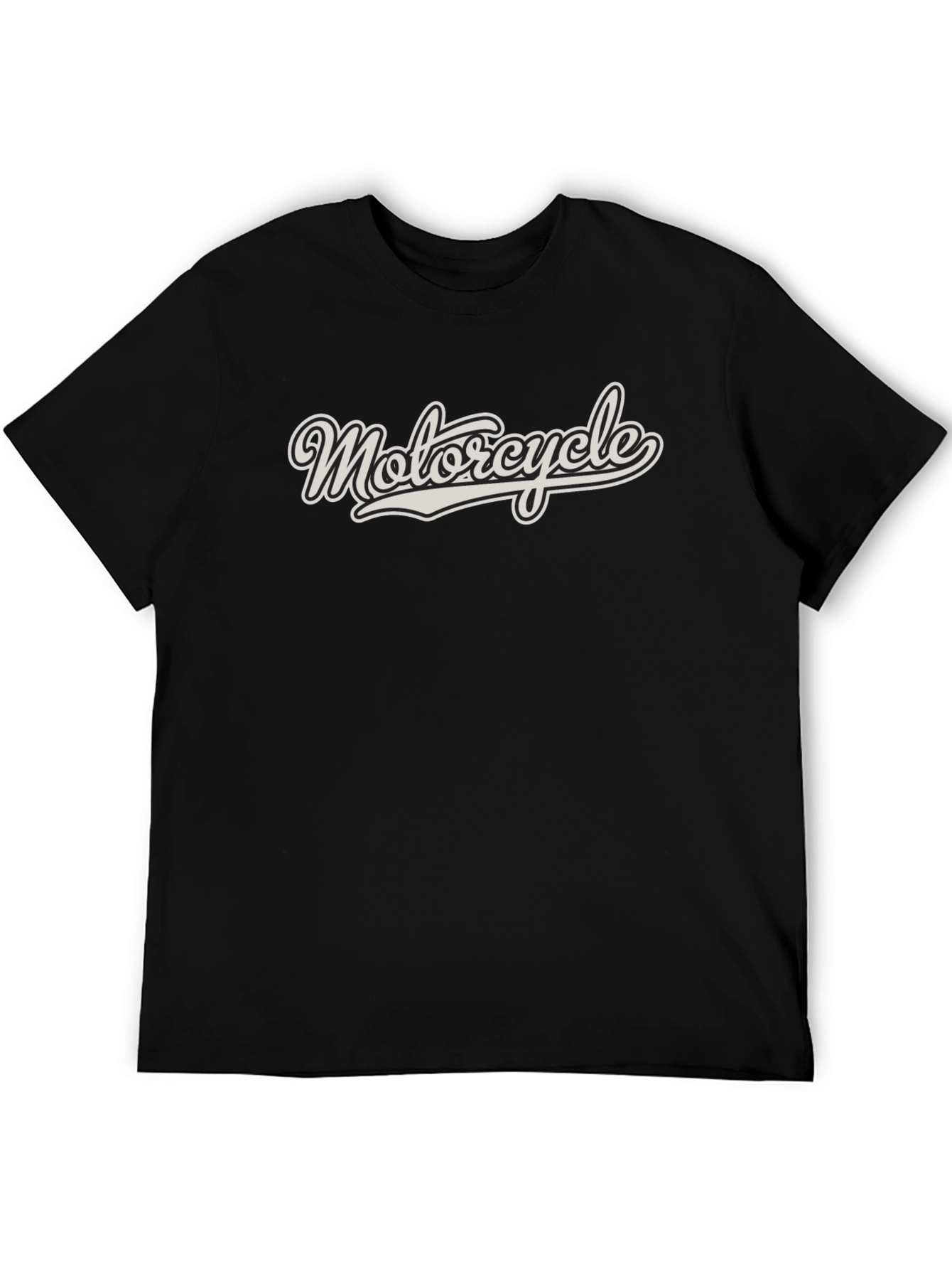 Black Motorcycle Graphic Tee - Cool Casual Style view 5