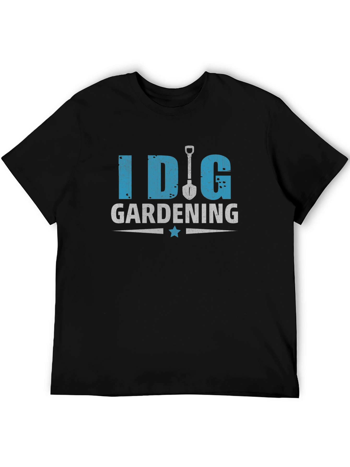 Black I Dig Gardening T-Shirt - Funny Gardening Gift view 5