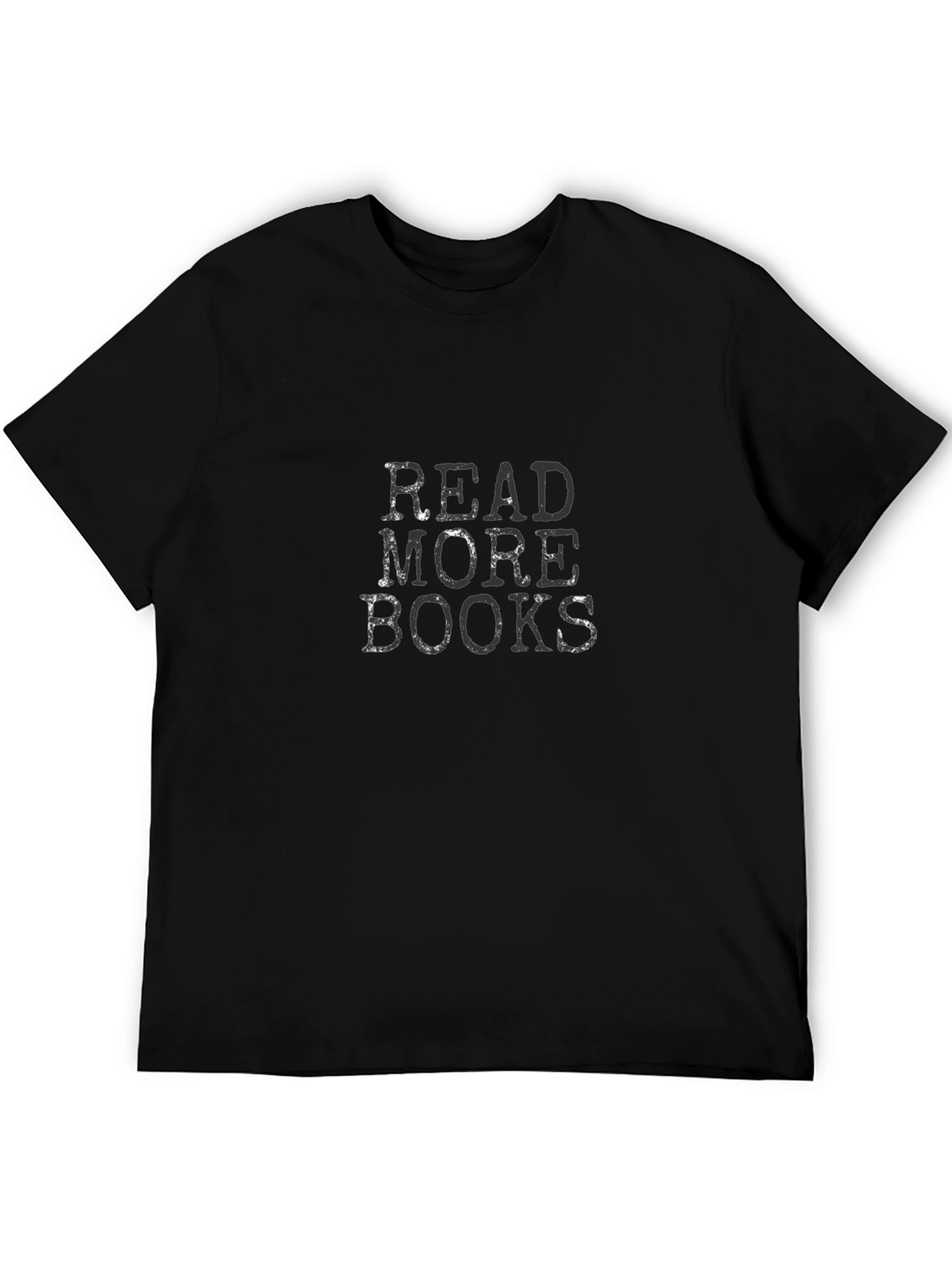 Black Read More Books T-Shirt - Unisex Graphic Tee view 5