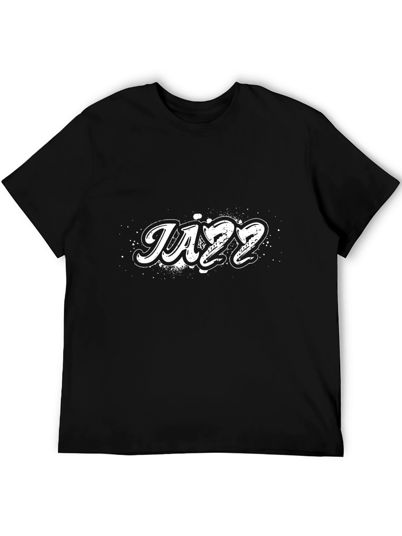 Black Jazz T-Shirt - Black Crew Neck Tee for Music Lovers view 5