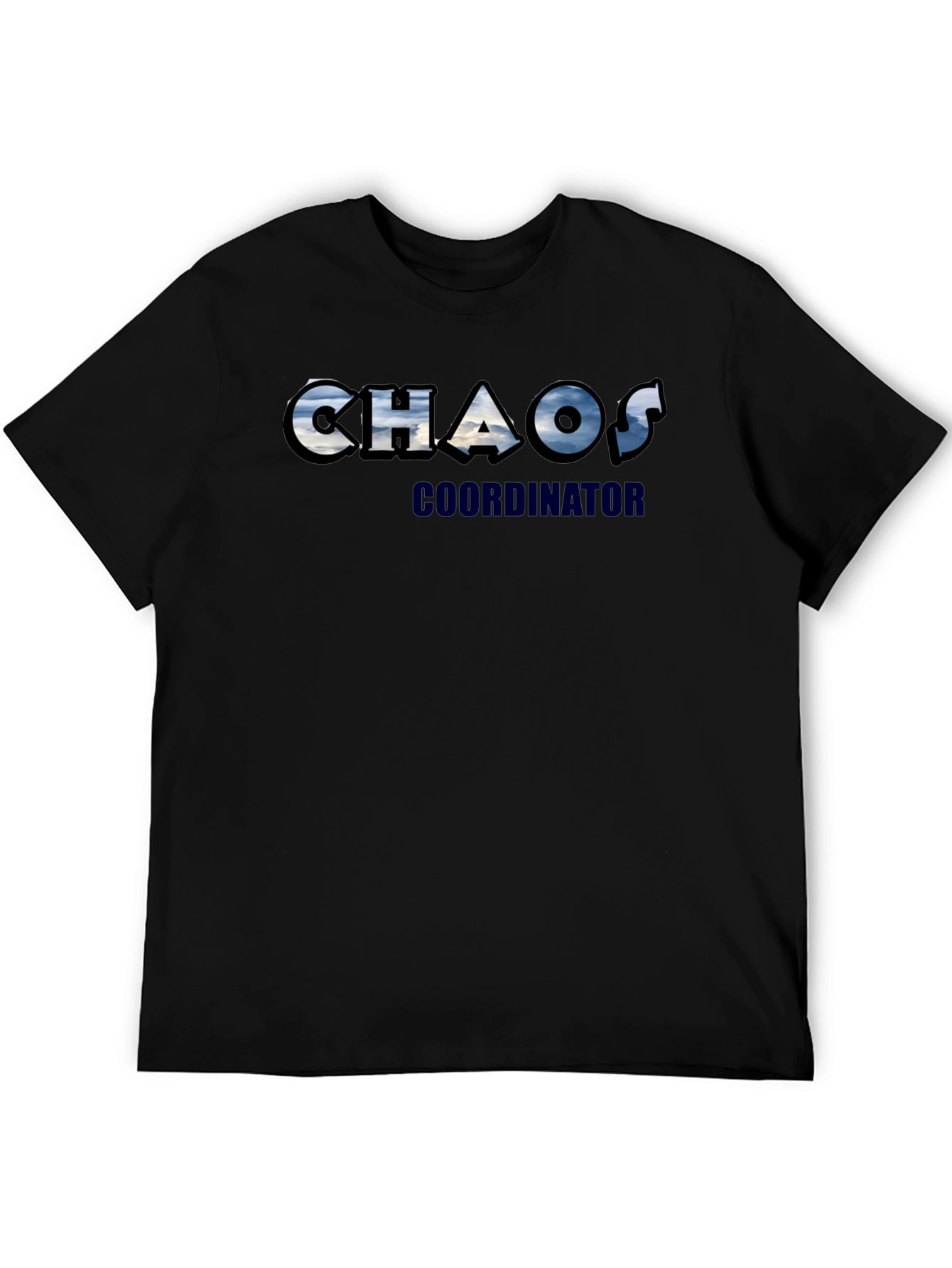 Black Chaos Coordinator T-Shirt Funny Job Tee view 5