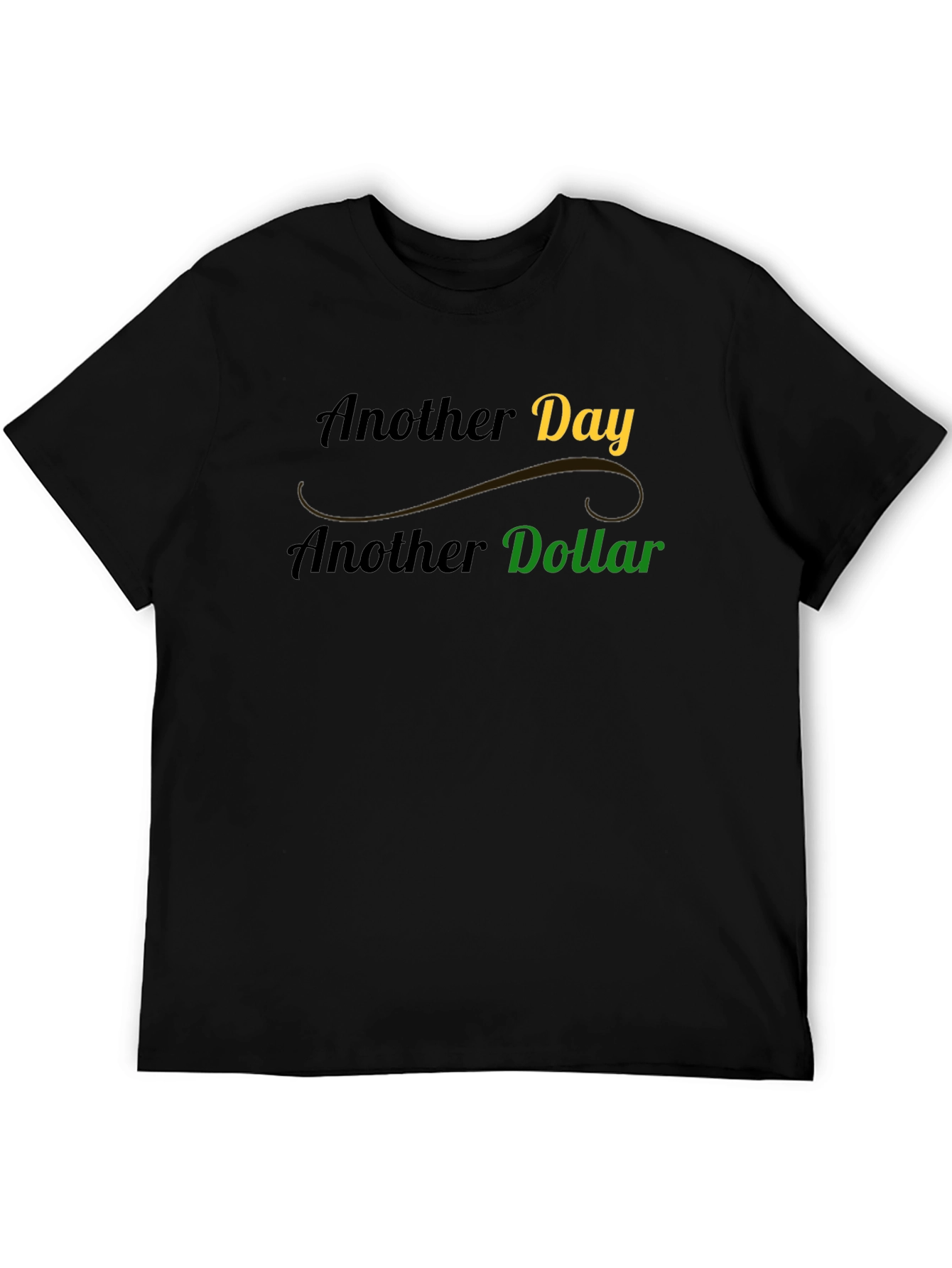 Black Another Day Another Dollar Graphic Tee view 5
