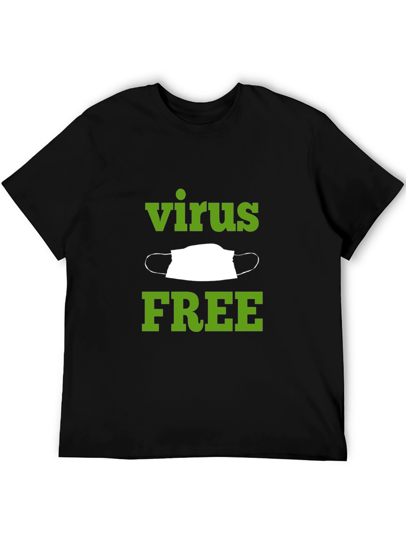 Black Virus Free T-Shirt - Protective Wear view 5