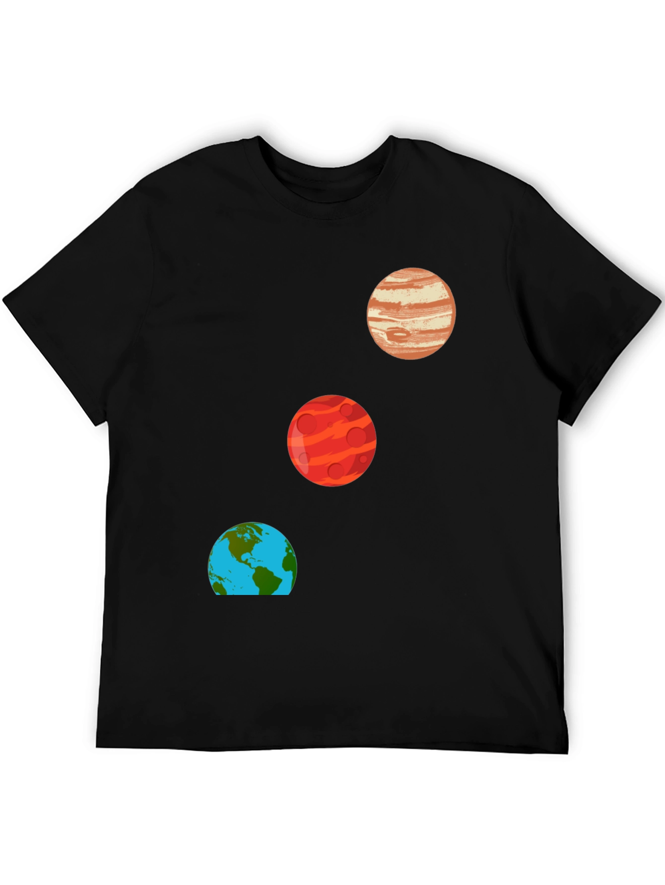 Black Planet T-Shirt - Space Design view 5