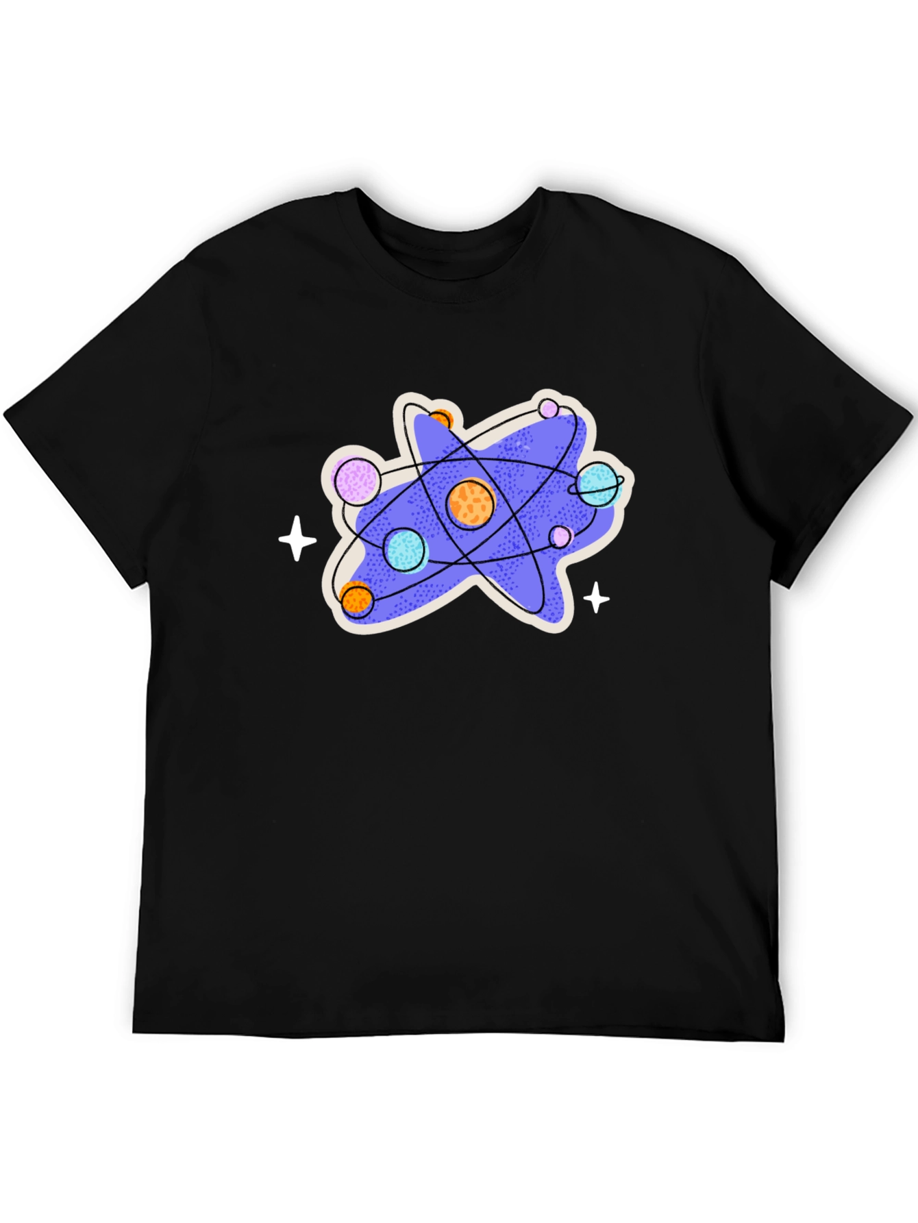 Black Science Atom Graphic T-Shirt view 5