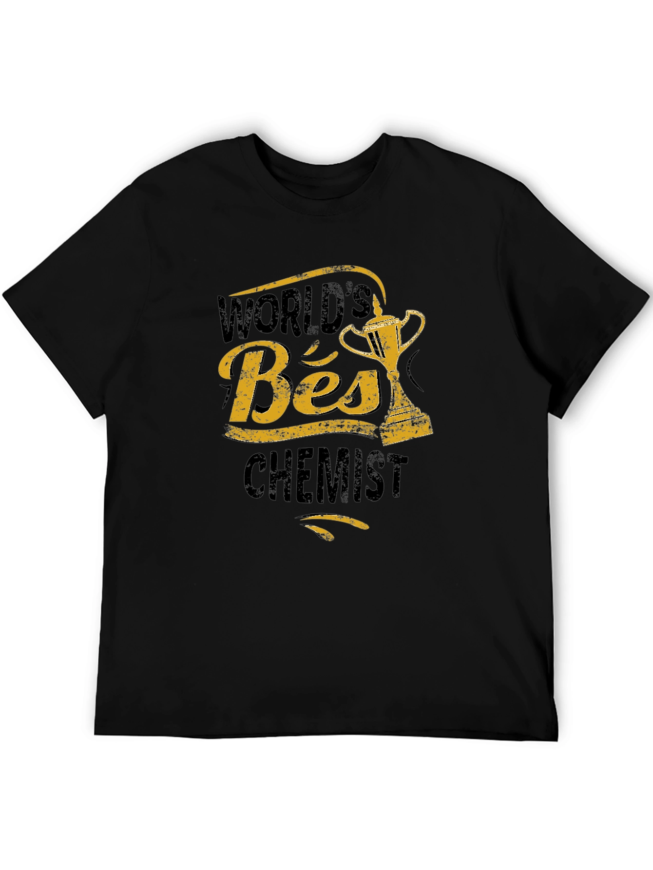 Black World's Best Chemist Black Graphic T-Shirt view 5