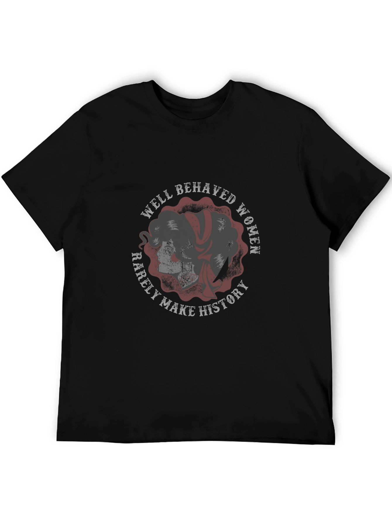 Black Well Behaved Women T-Shirt view 5