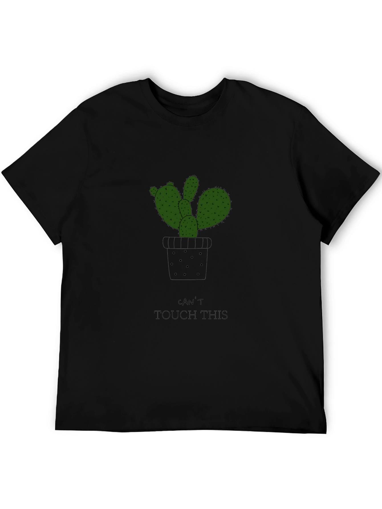 Black Cactus Graphic Tee - Can't Touch This view 5
