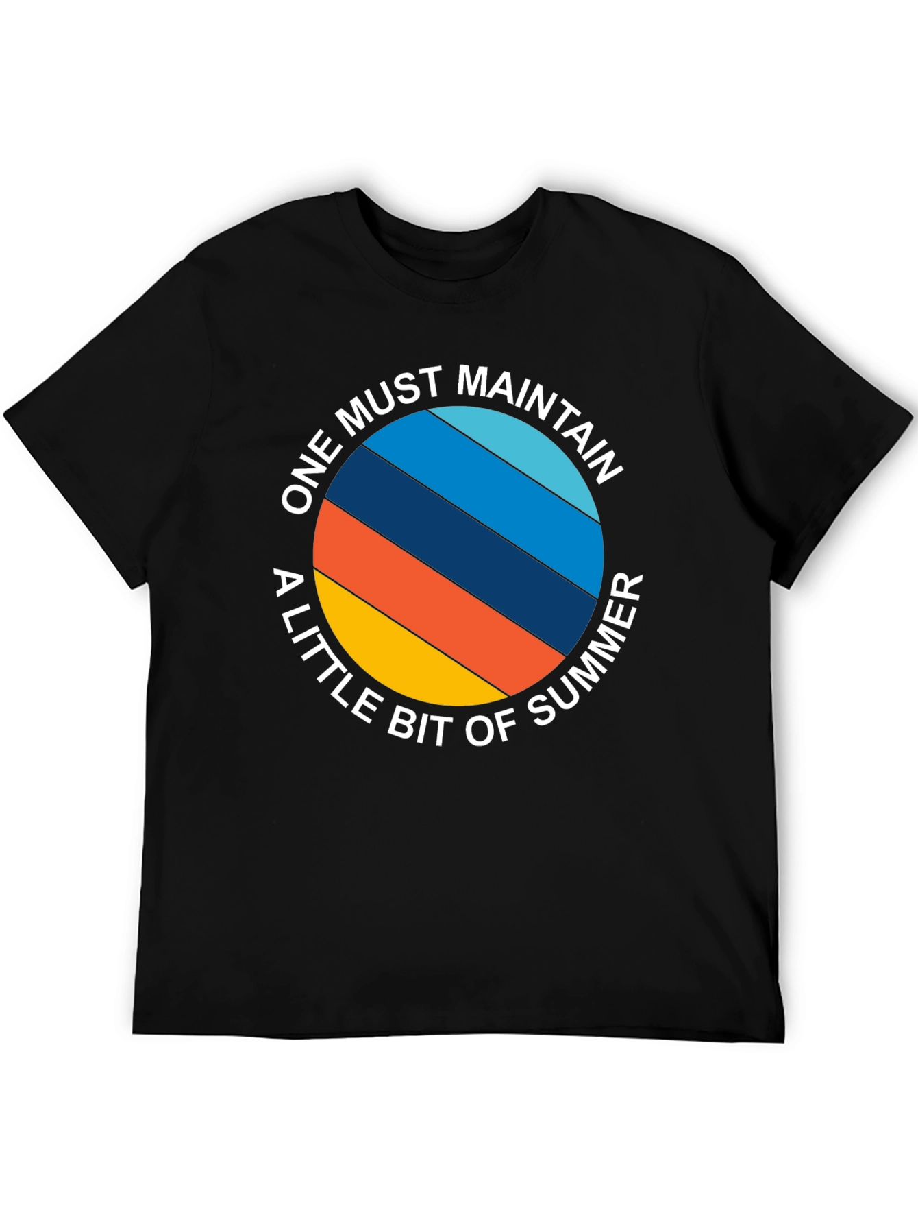Black Maintain Summer Black T-Shirt view 5