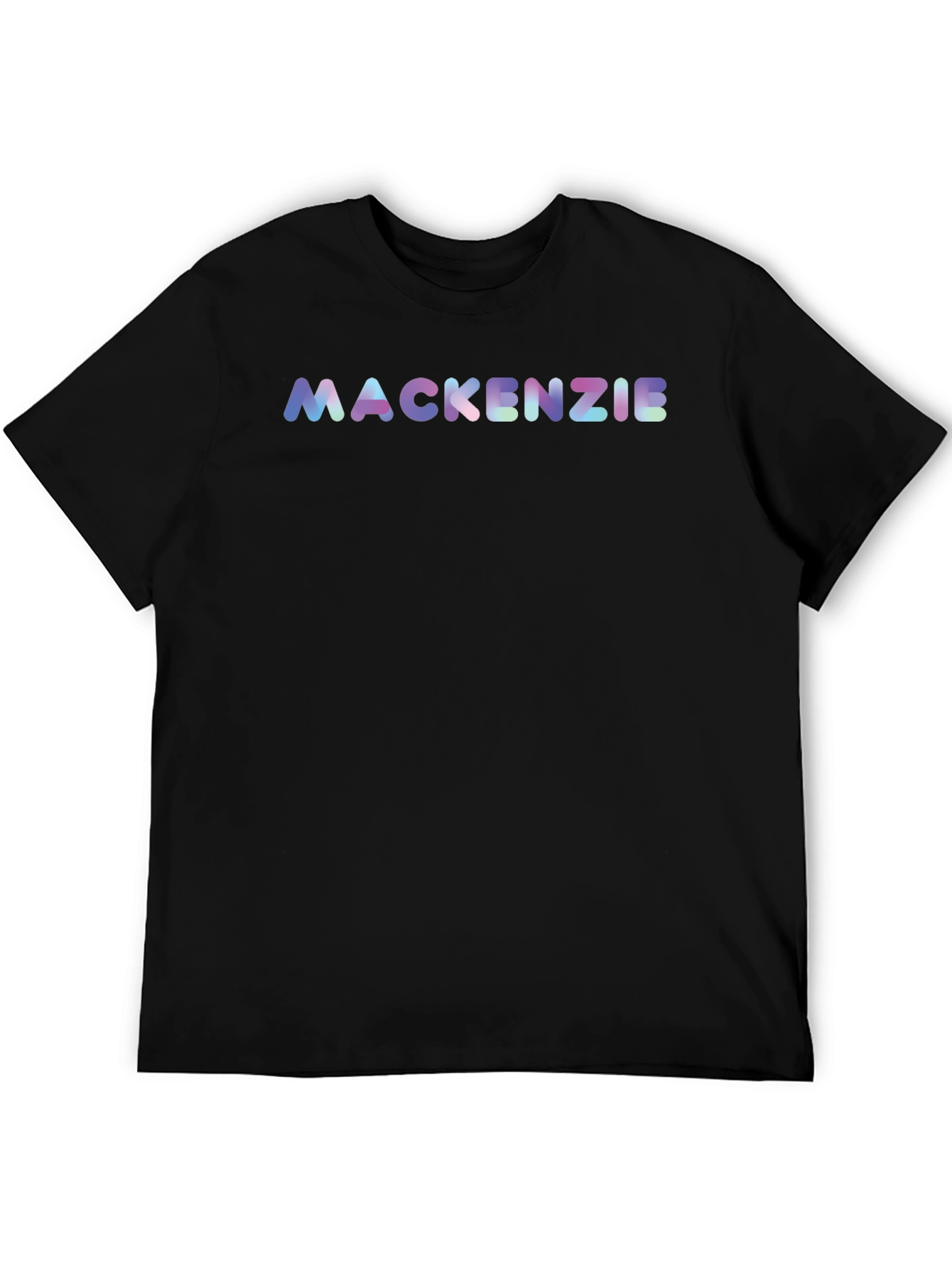 Black Mackenzie Graphic T-Shirt - Black Crew Neck Tee view 5