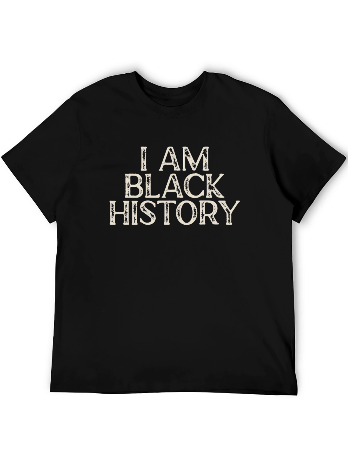 Black I AM BLACK HISTORY T-Shirt view 5