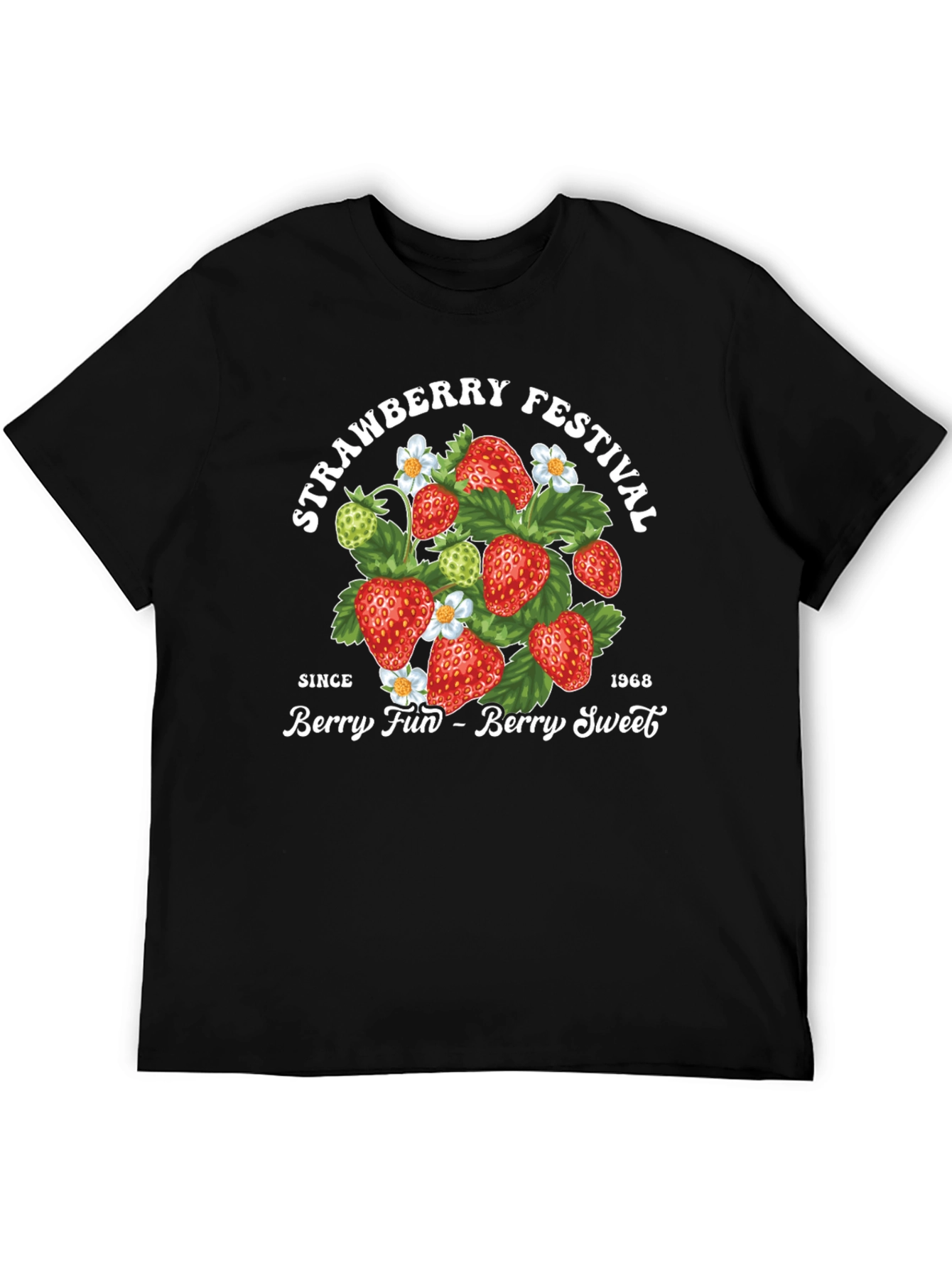 Black Strawberry Festival Graphic Tee - Berry Fun, Berry Sweet! view 5