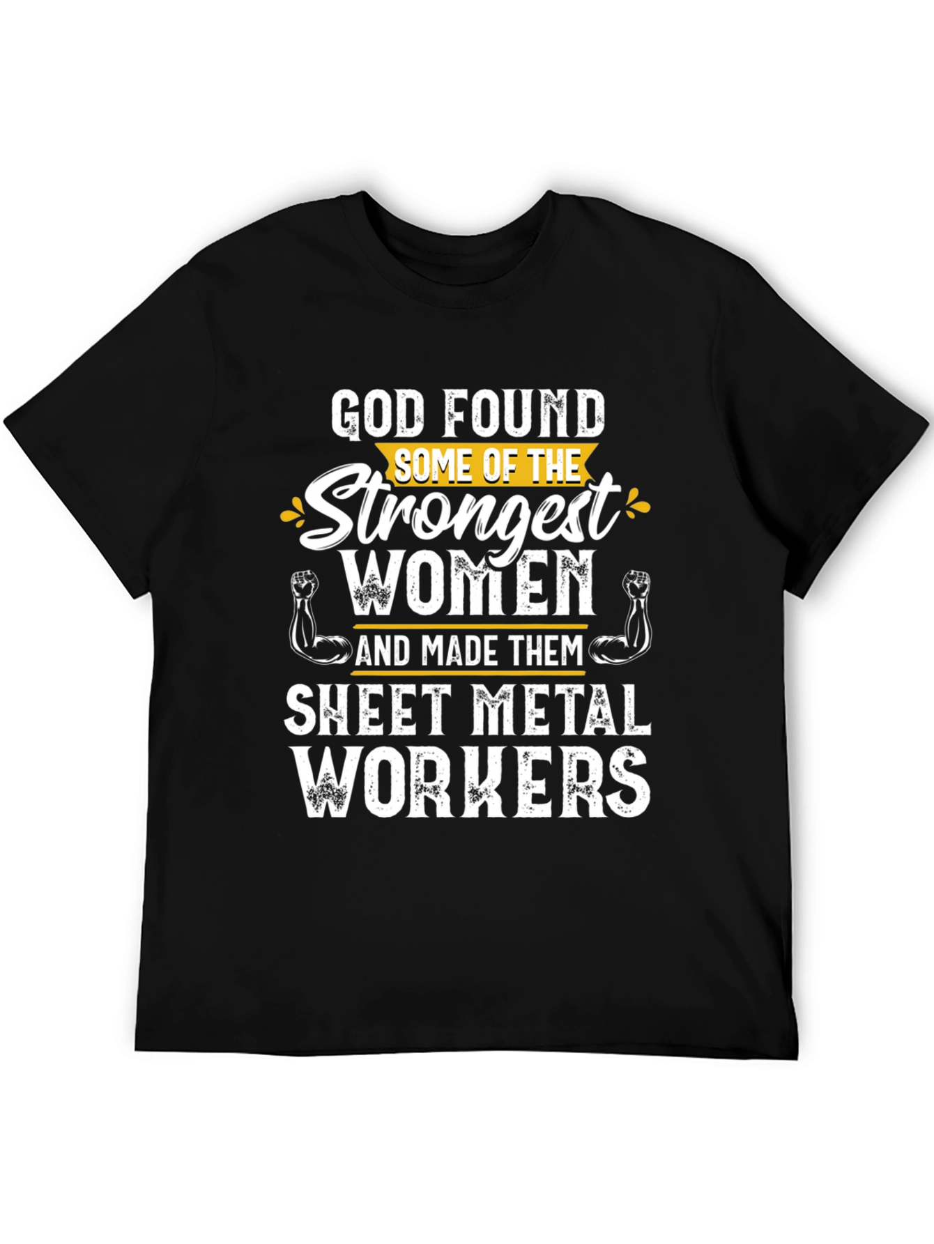 Strong Women Sheet Metal Worker Graphic T-Shirt - 5