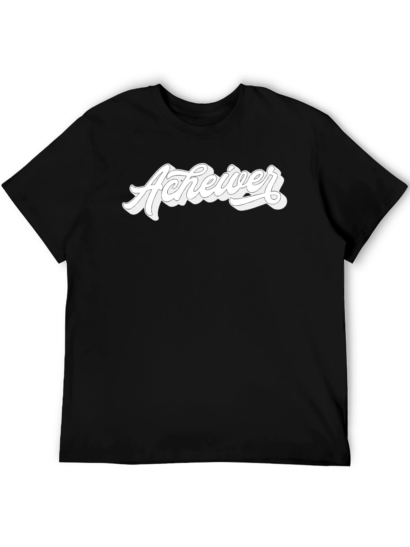 Black Achiever Graphic Tee - Black view 5