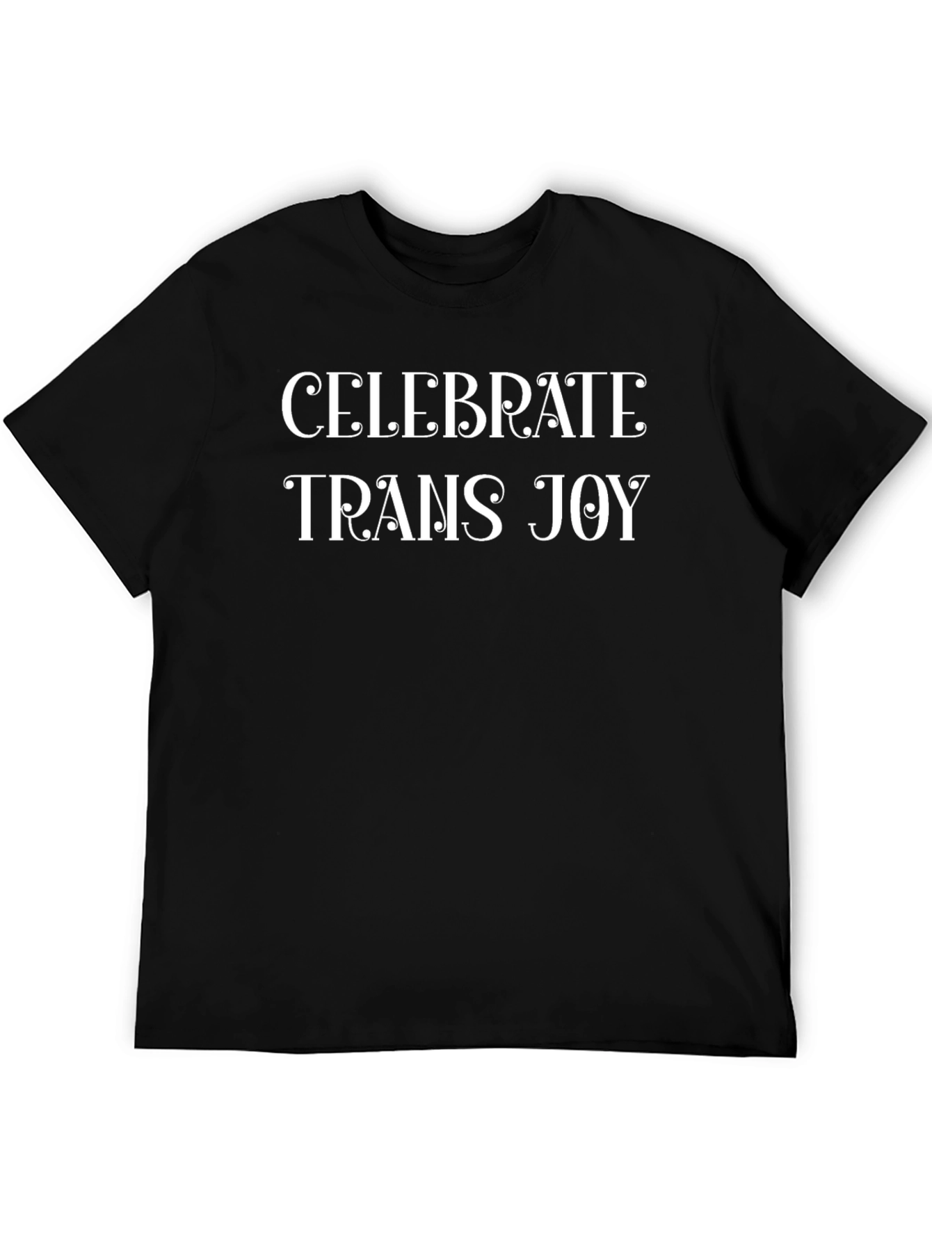 Black Celebrate Trans Joy Graphic Tee - Black view 5