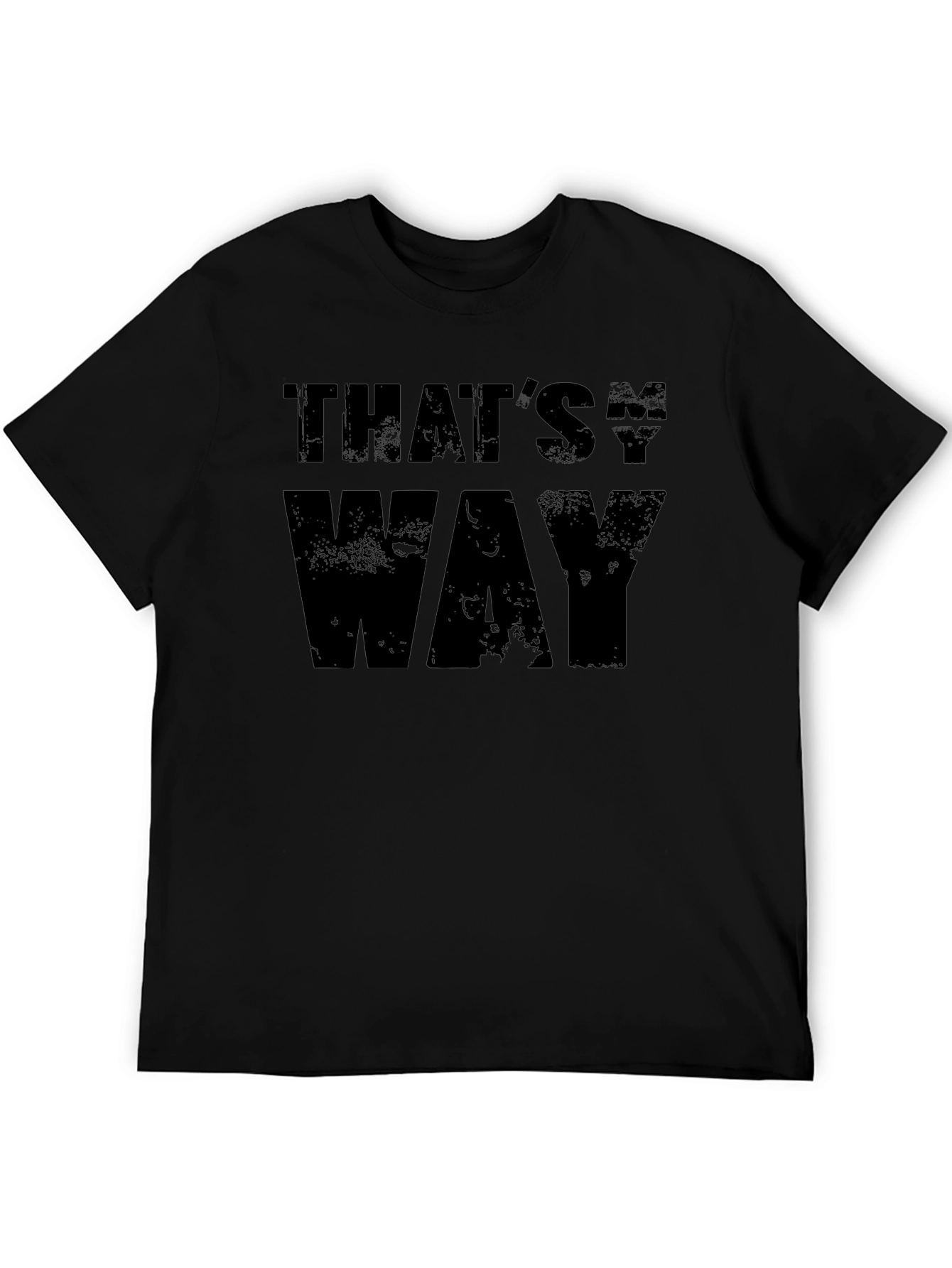 Black That's My Way Black Graphic Tee view 5