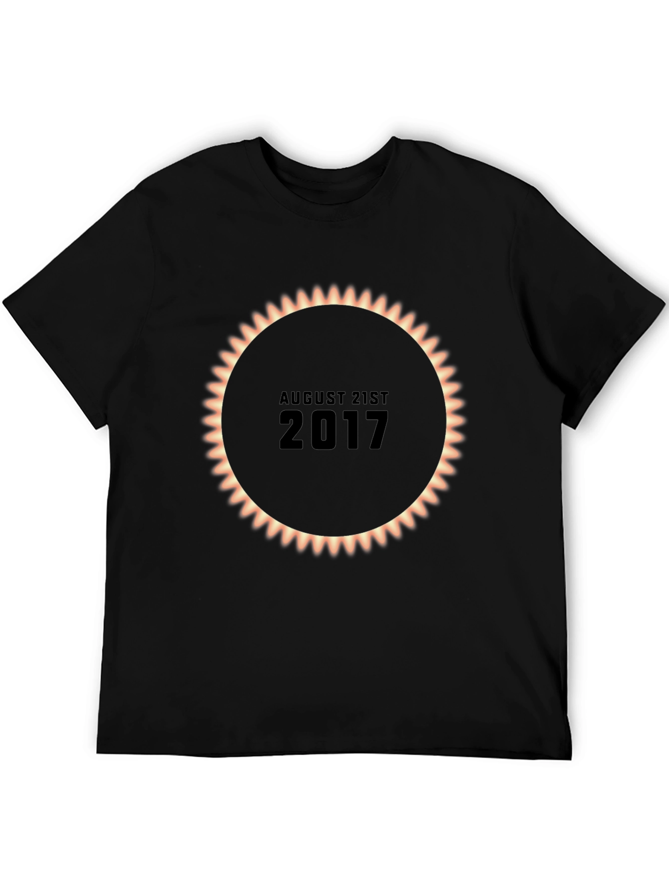 Black Total Solar Eclipse August 21st 2017 T-Shirt view 5