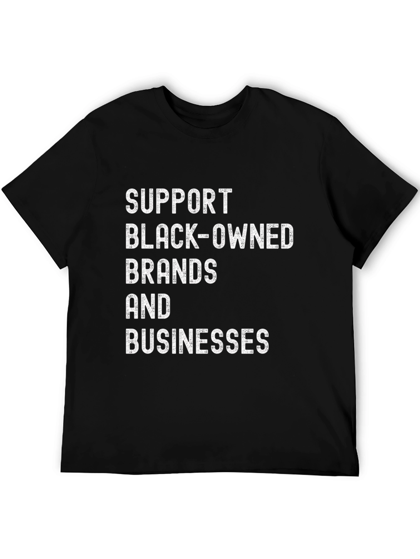 Black Support Black-Owned T-Shirt view 5