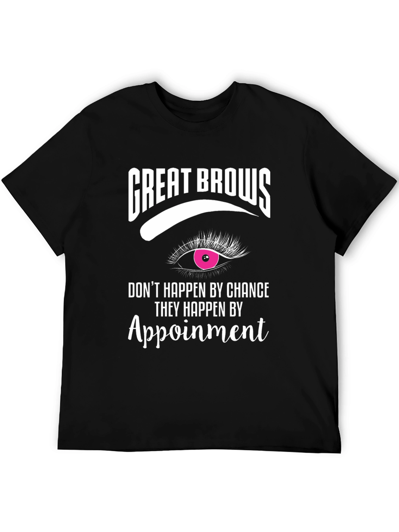 Black Great Brows Appointment T-Shirt view 5