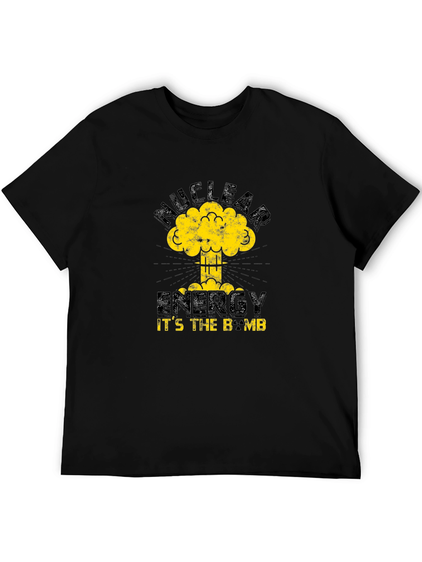 Black Nuclear Energy T-Shirt - It's The Bomb! view 5