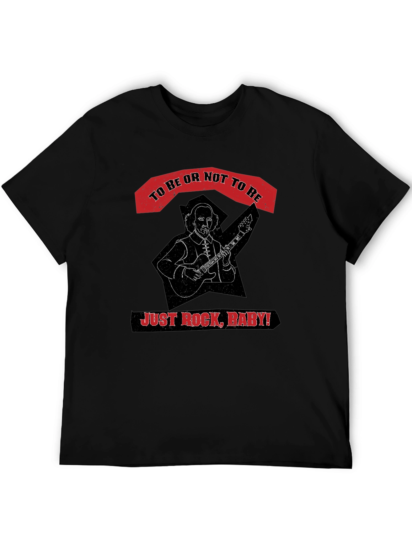 Black To Be or Not to Be Rock T-Shirt view 5