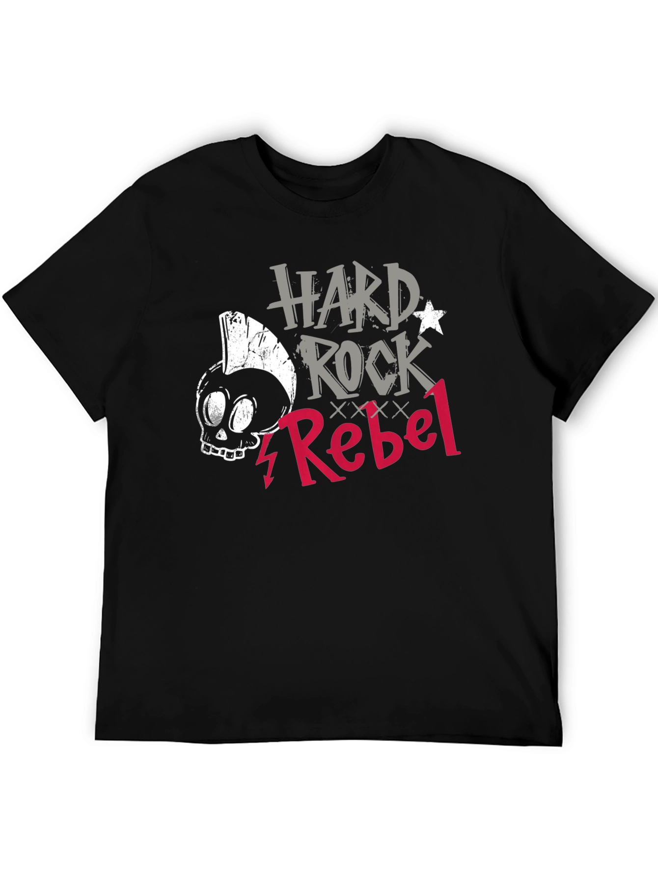 Black Hard Rock Rebel Graphic Black T-Shirt view 5