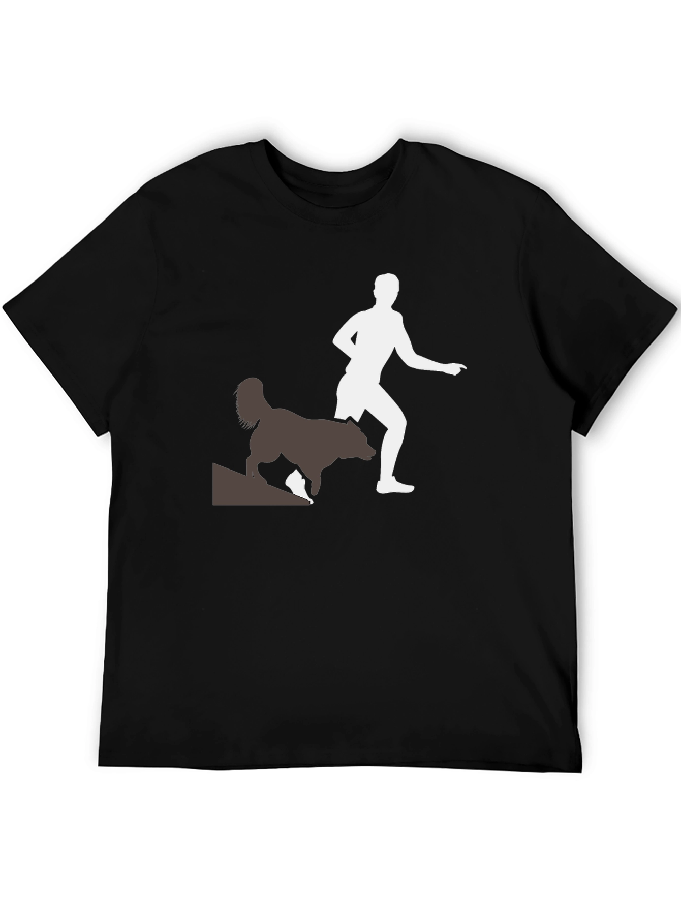Running with Dogs Tee - Black - 5