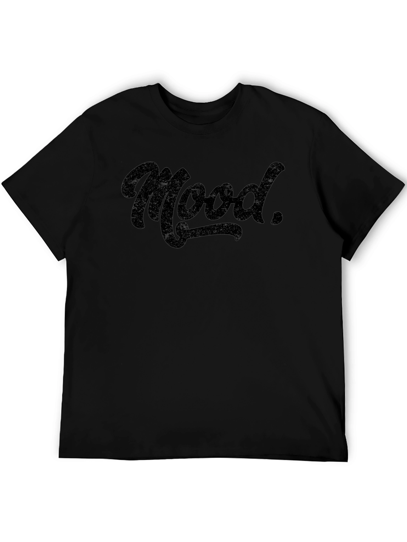 Black Mood Graphic T-Shirt - Casual Style view 5
