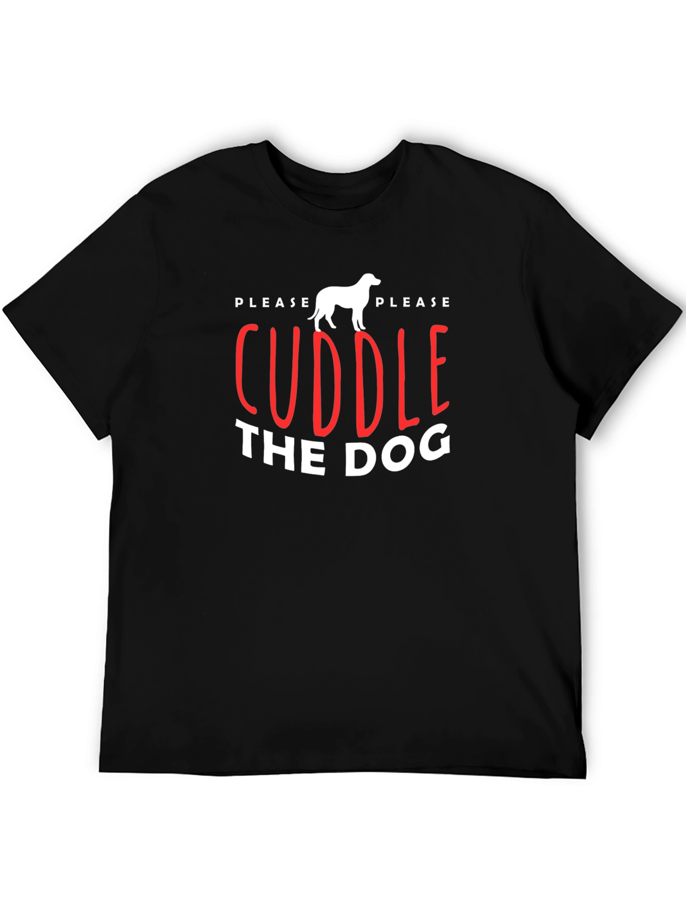 Black Cuddle The Dog Graphic Tee Shirt view 5