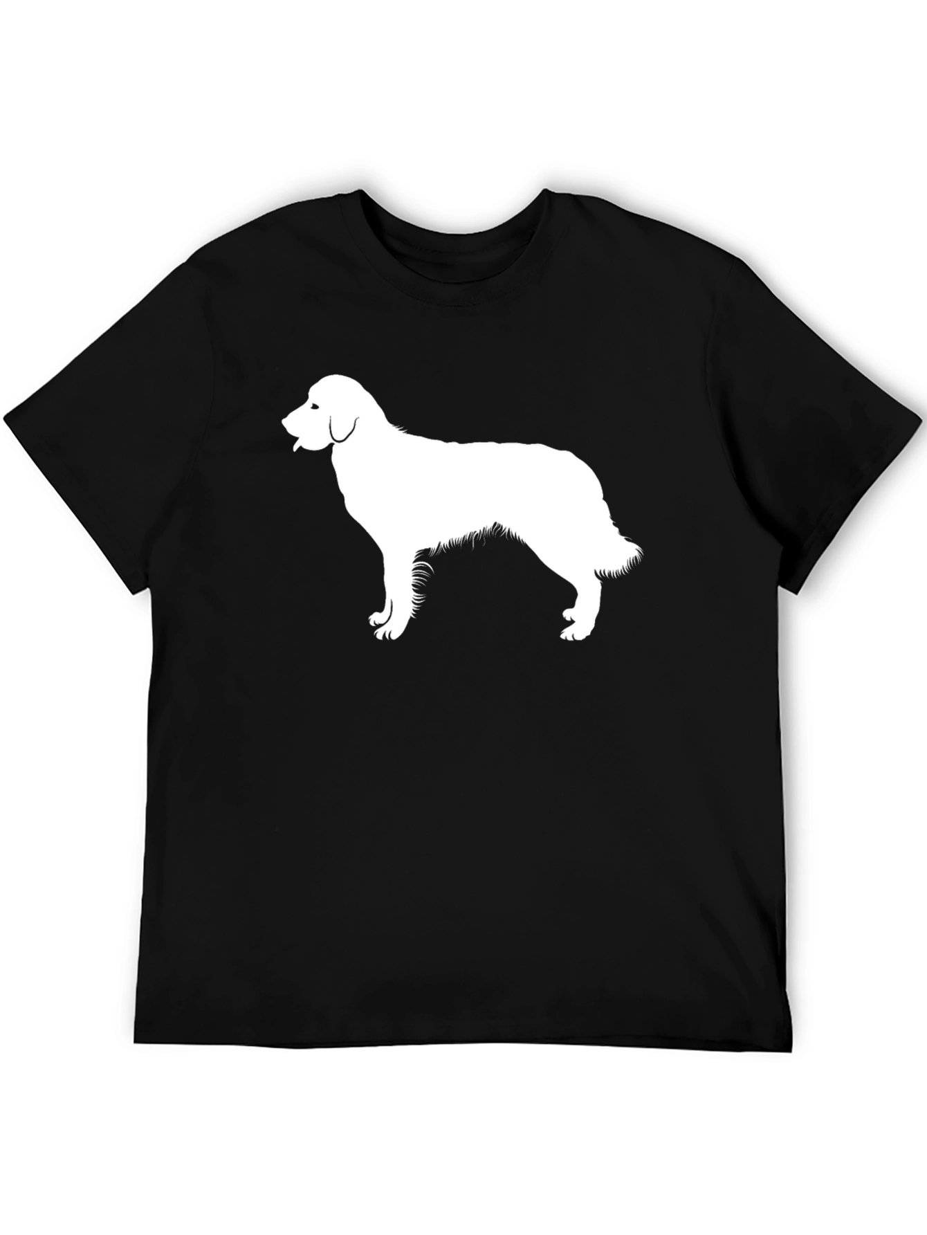 Black Dog Silhouette T-Shirt - Black view 5
