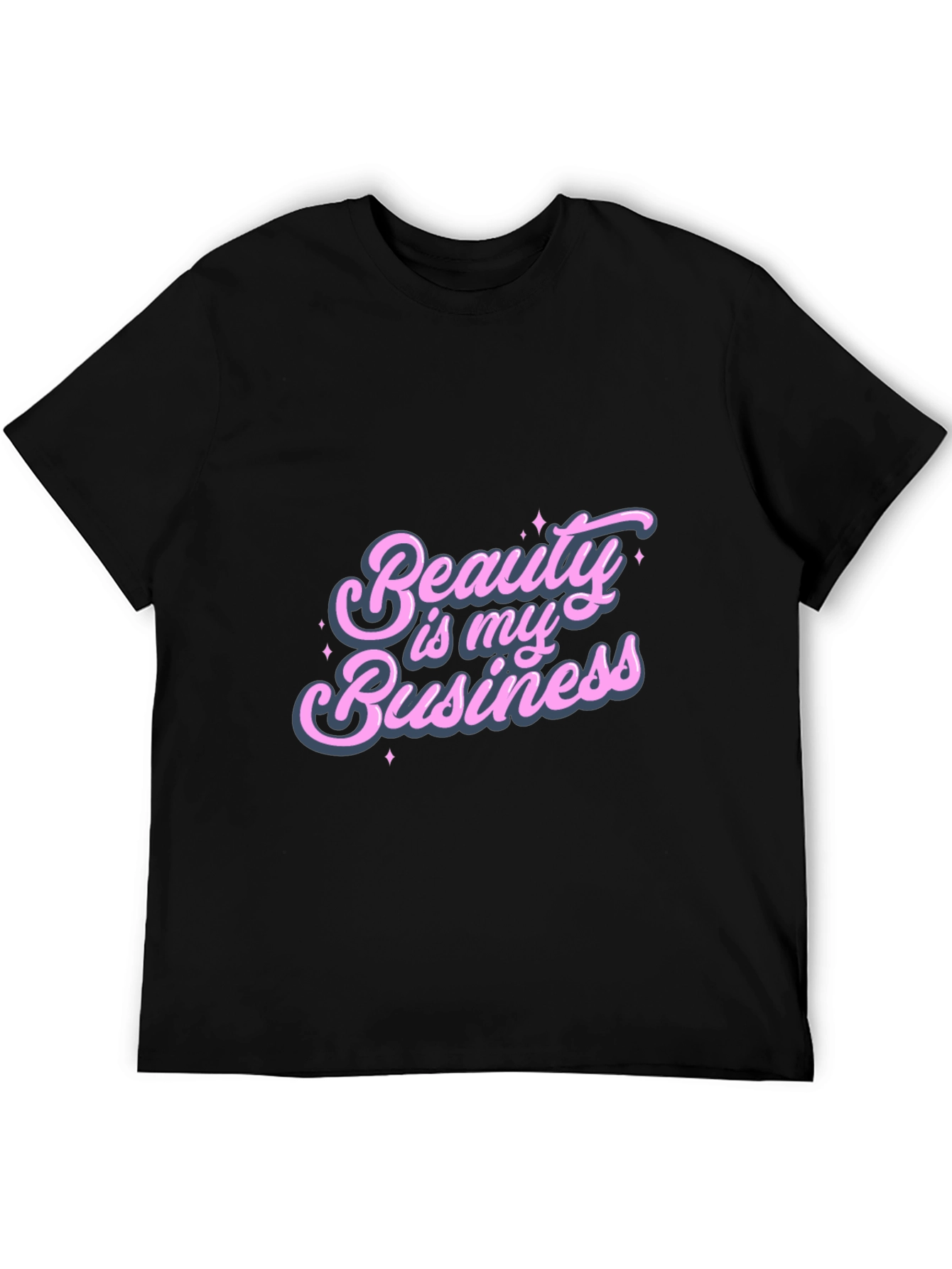 Black Beauty is My Business Black Graphic Tee view 5