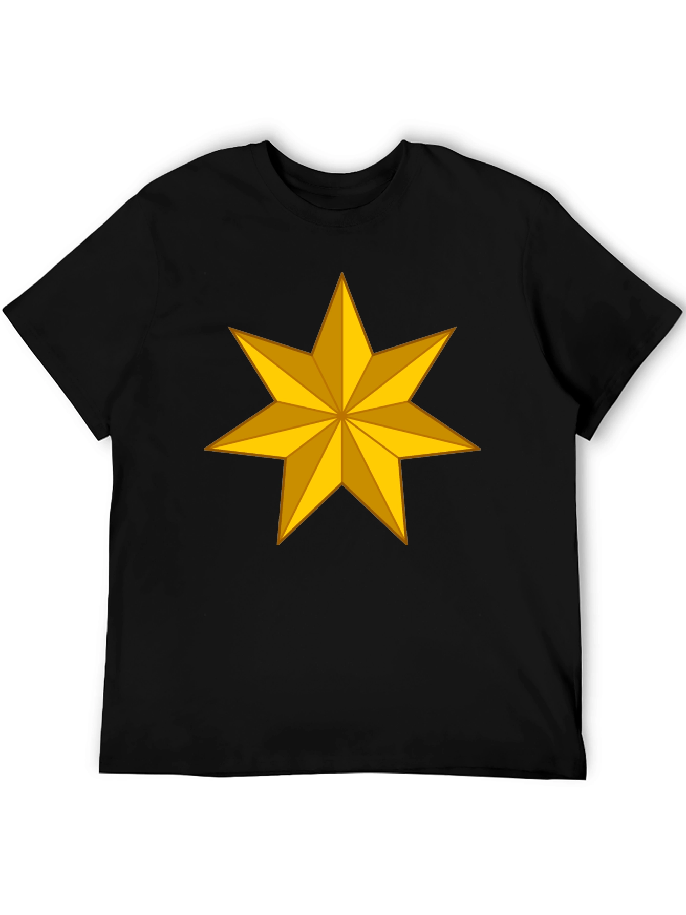 Golden Star Graphic Tee - Stylish Casual Wear - 5