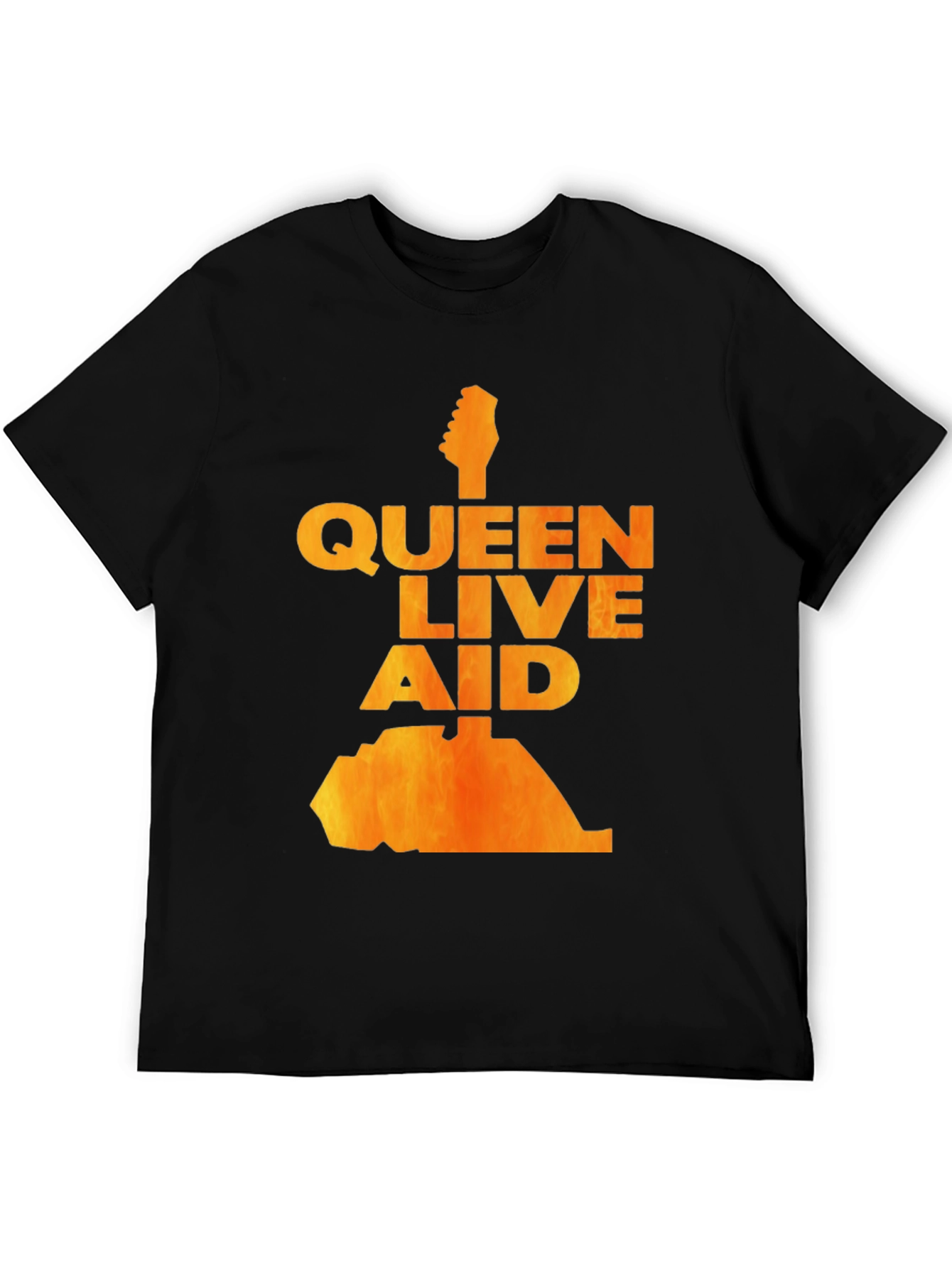 Queen Live Aid Graphic Tee - Rock Band Concert T-Shirt - 5