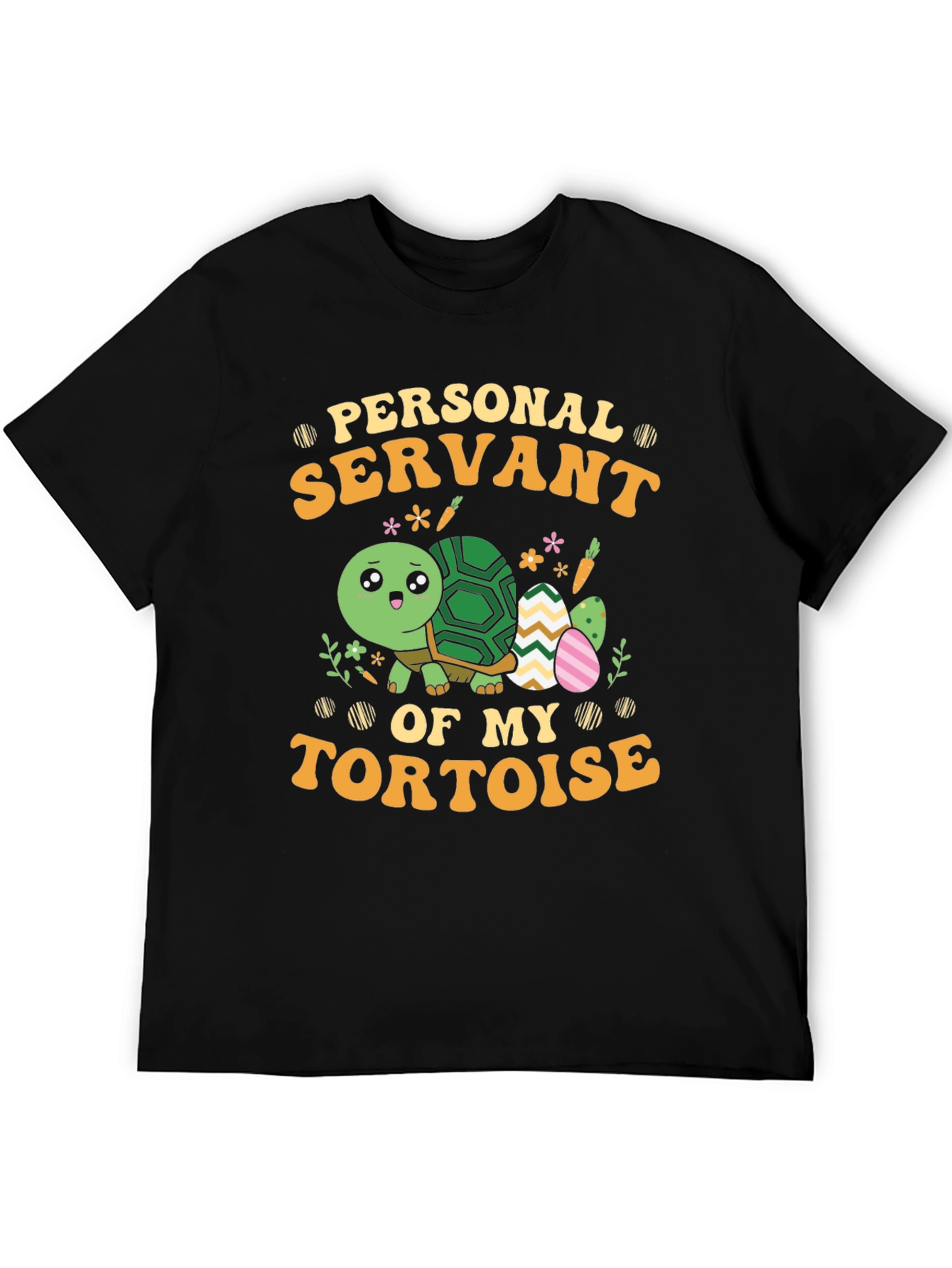 Black Personal Servant of My Tortoise Tee view 5